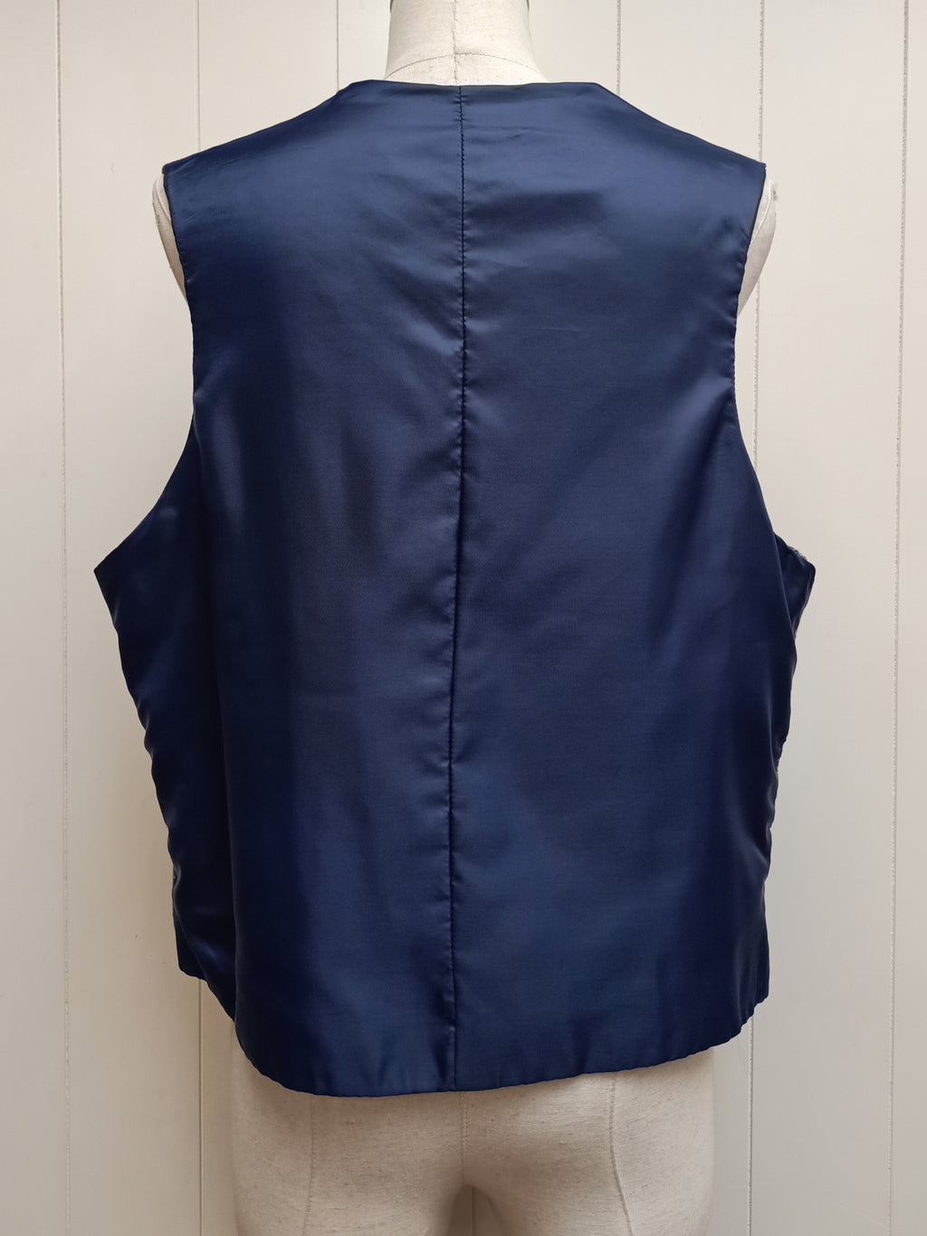 Vintage Mens Chantilly Herringbone Waistcoat