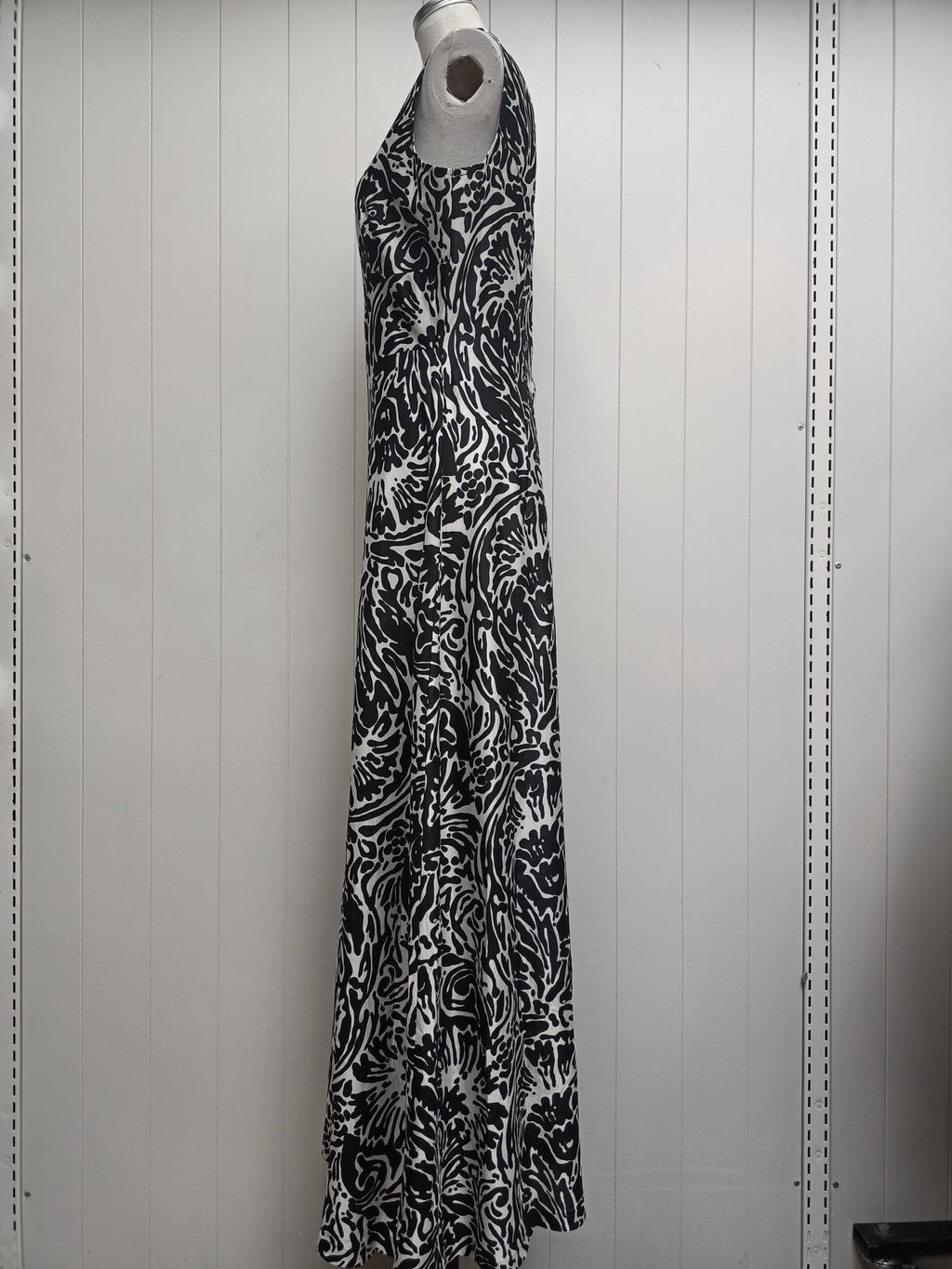 Vintage Abstract Floral Dress