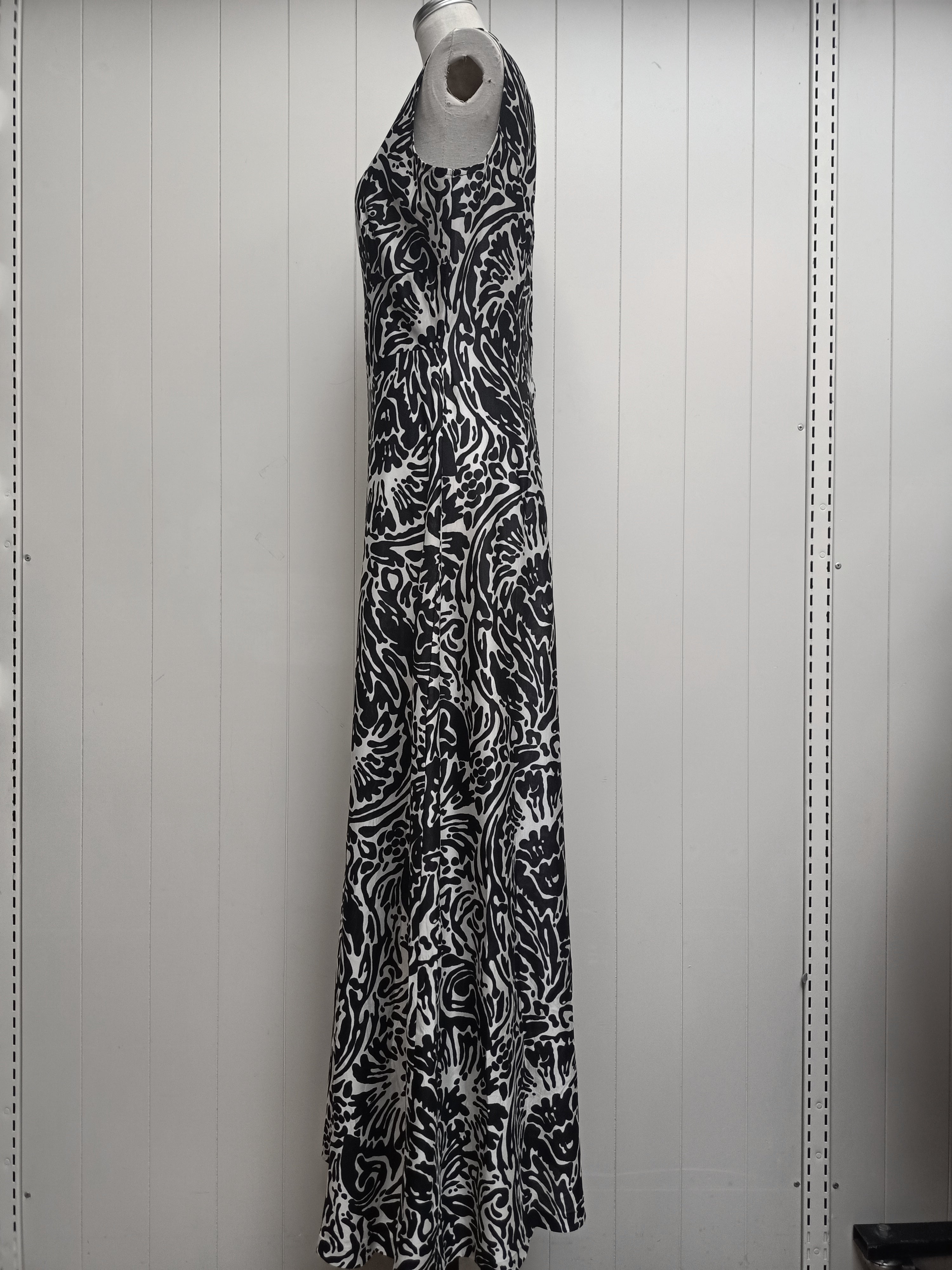 Vintage Abstract Floral Dress