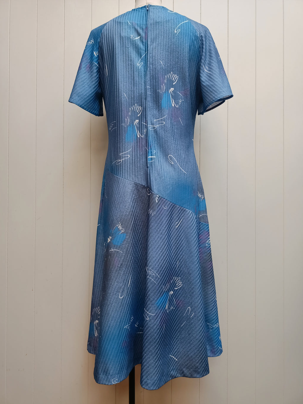 Vintage Osti Fashions Assymetric Drop Waist Dress