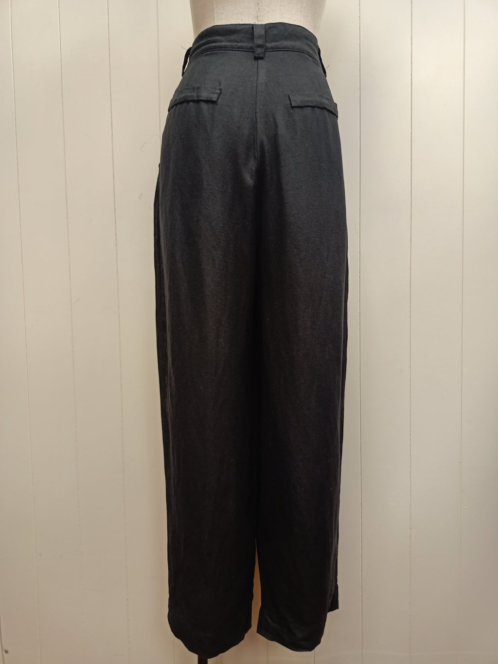 JPalm Black Twill Pants