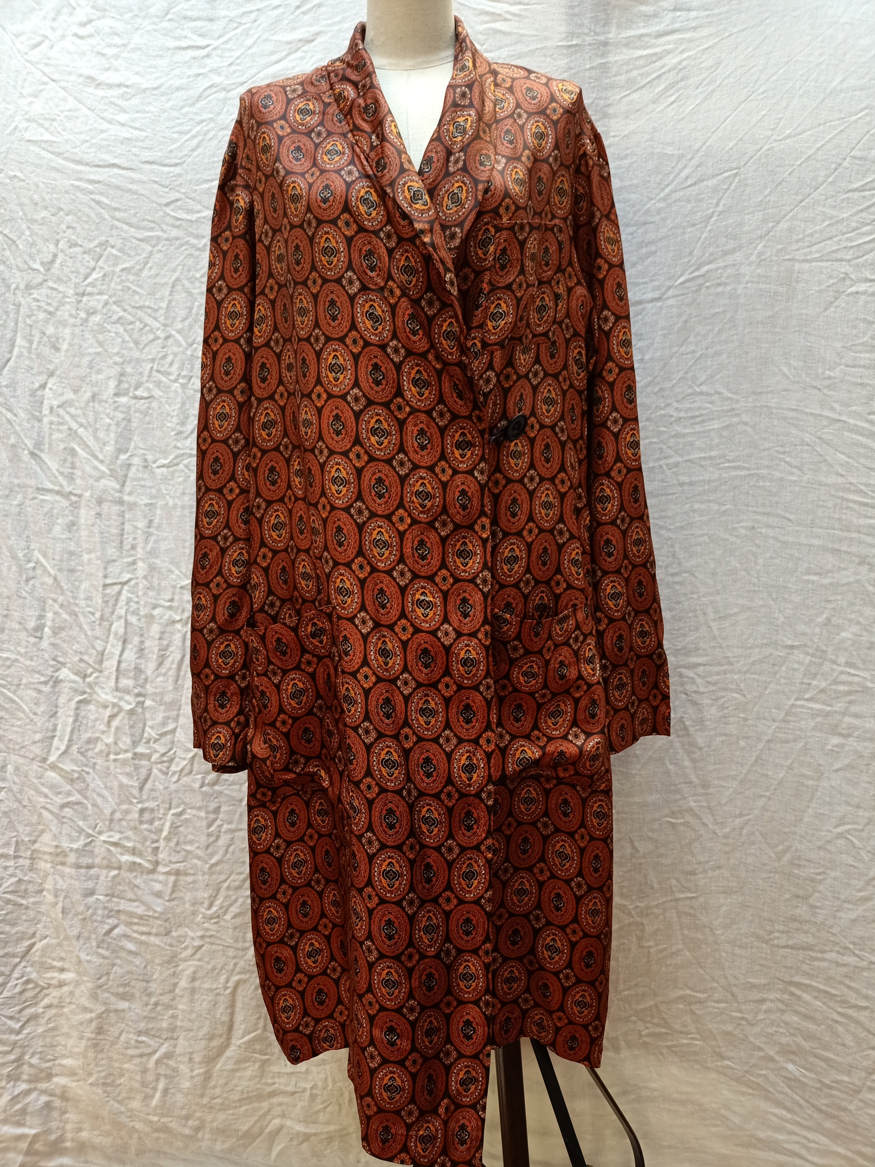 Vintage Klipper Medallion Robe