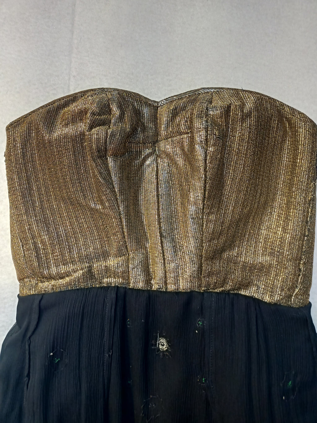 Black & Gold Embellished Dress