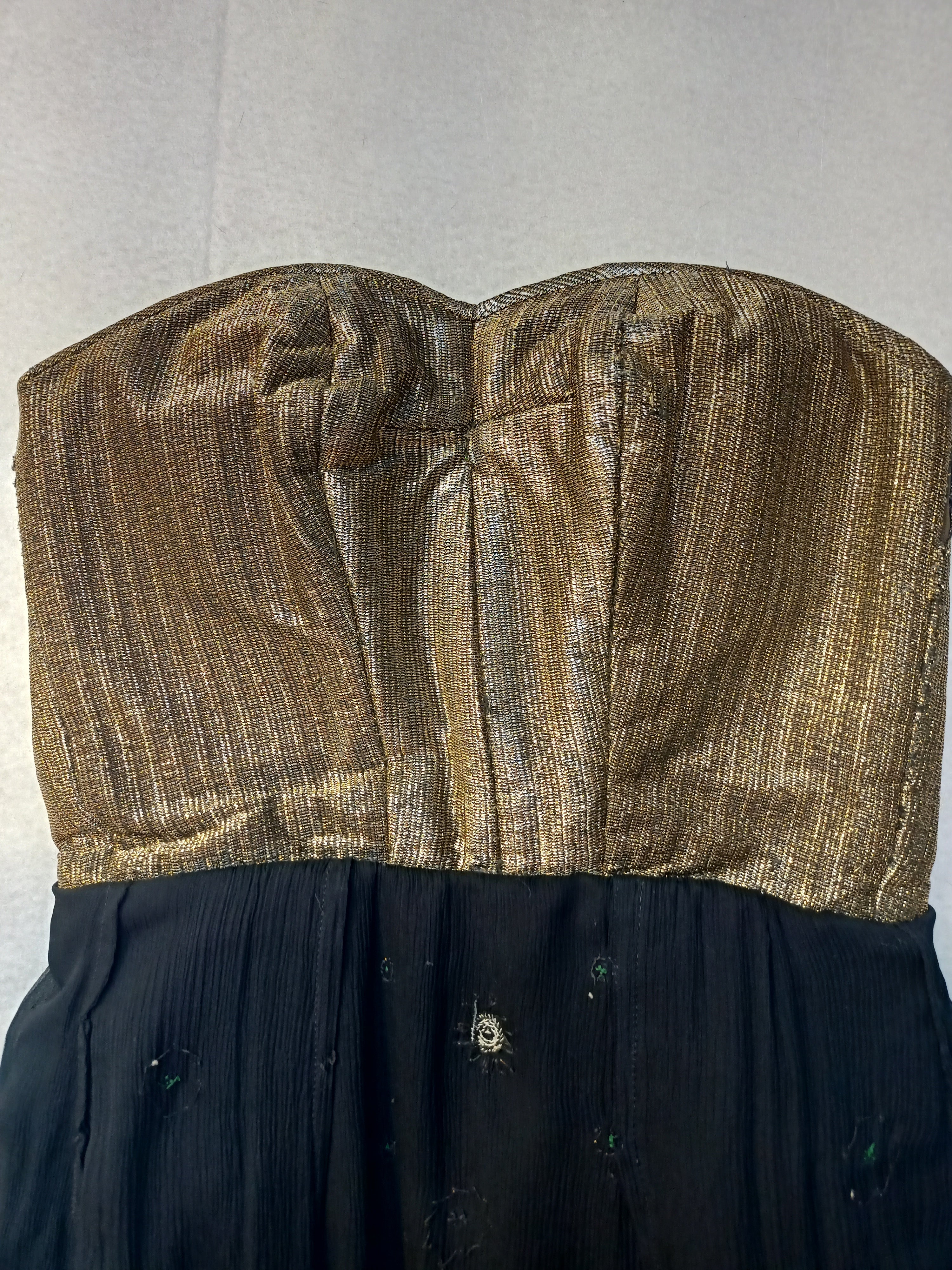 Black & Gold Embellished Dress