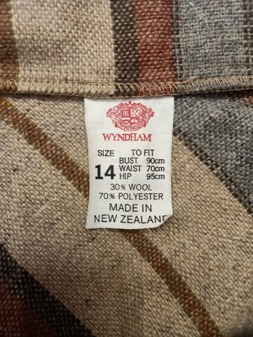 Vintage Wyndham Striped Skirt