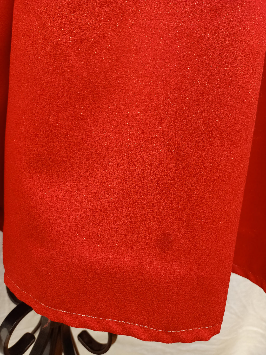 Vintage Sparkly Red Overcoat