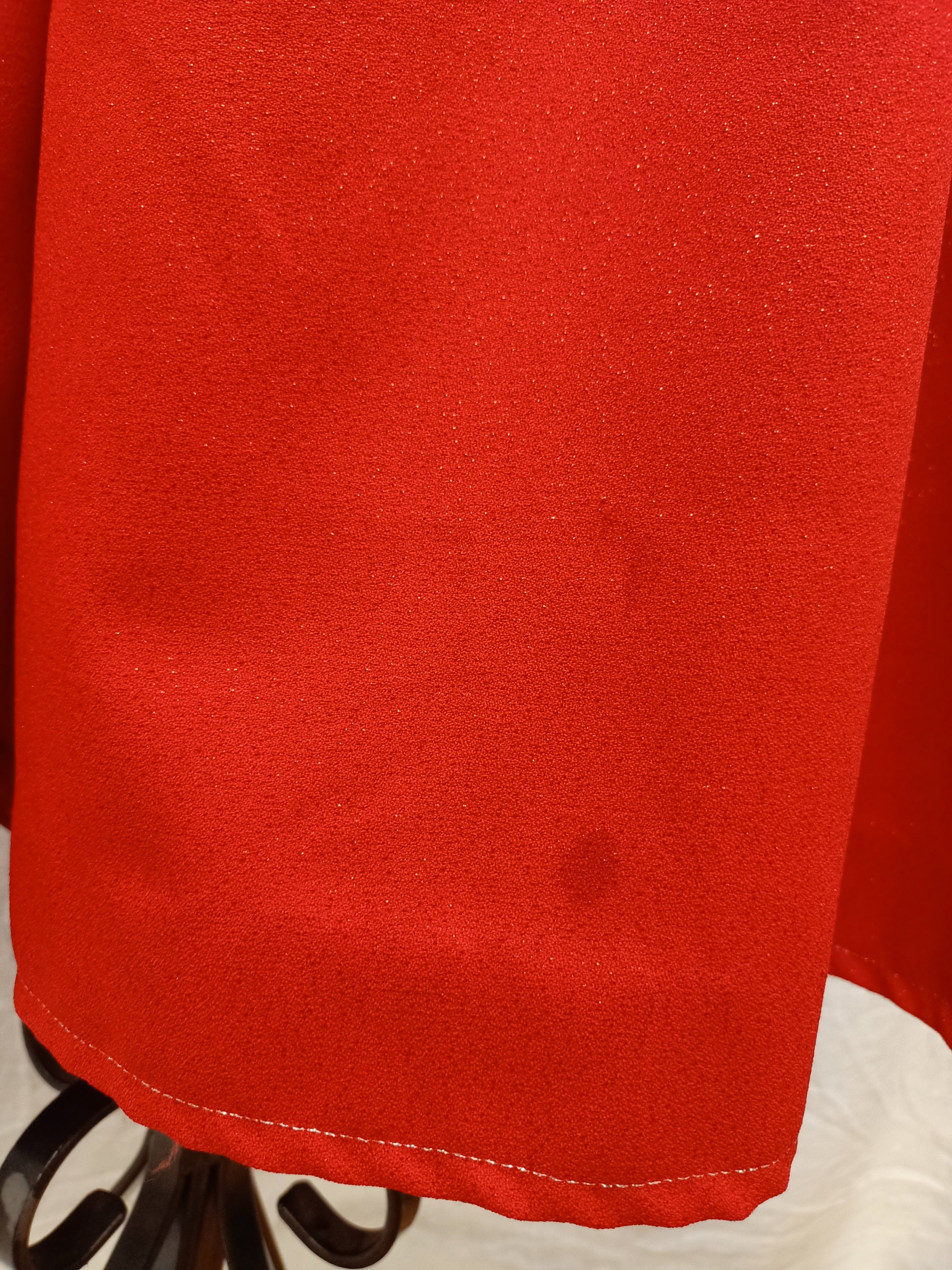 Vintage Sparkly Red Overcoat