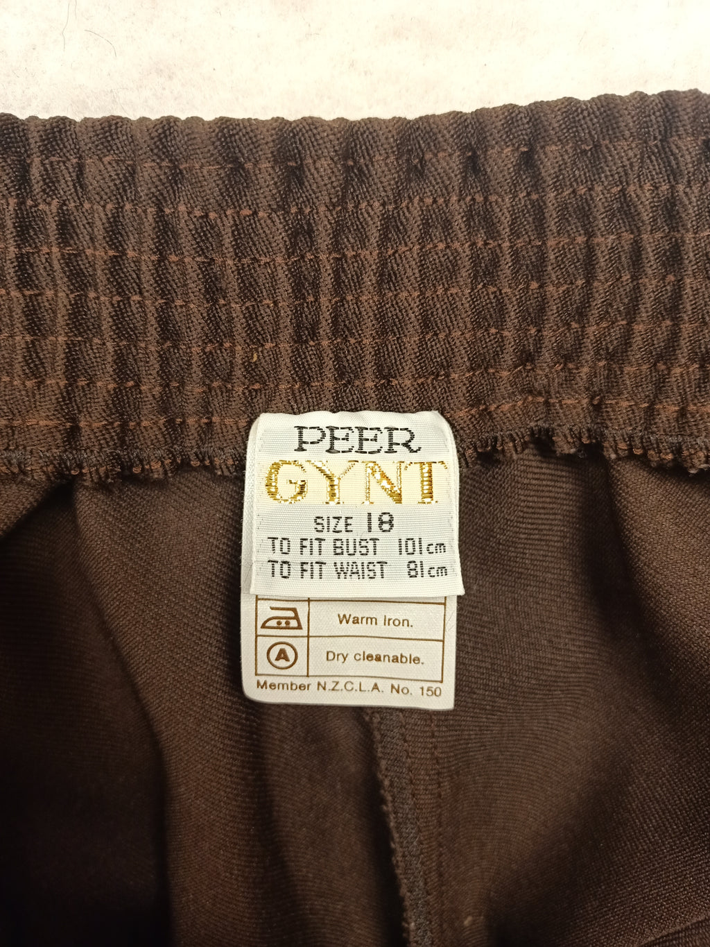 Vintage Peer Gynt Brown Pants