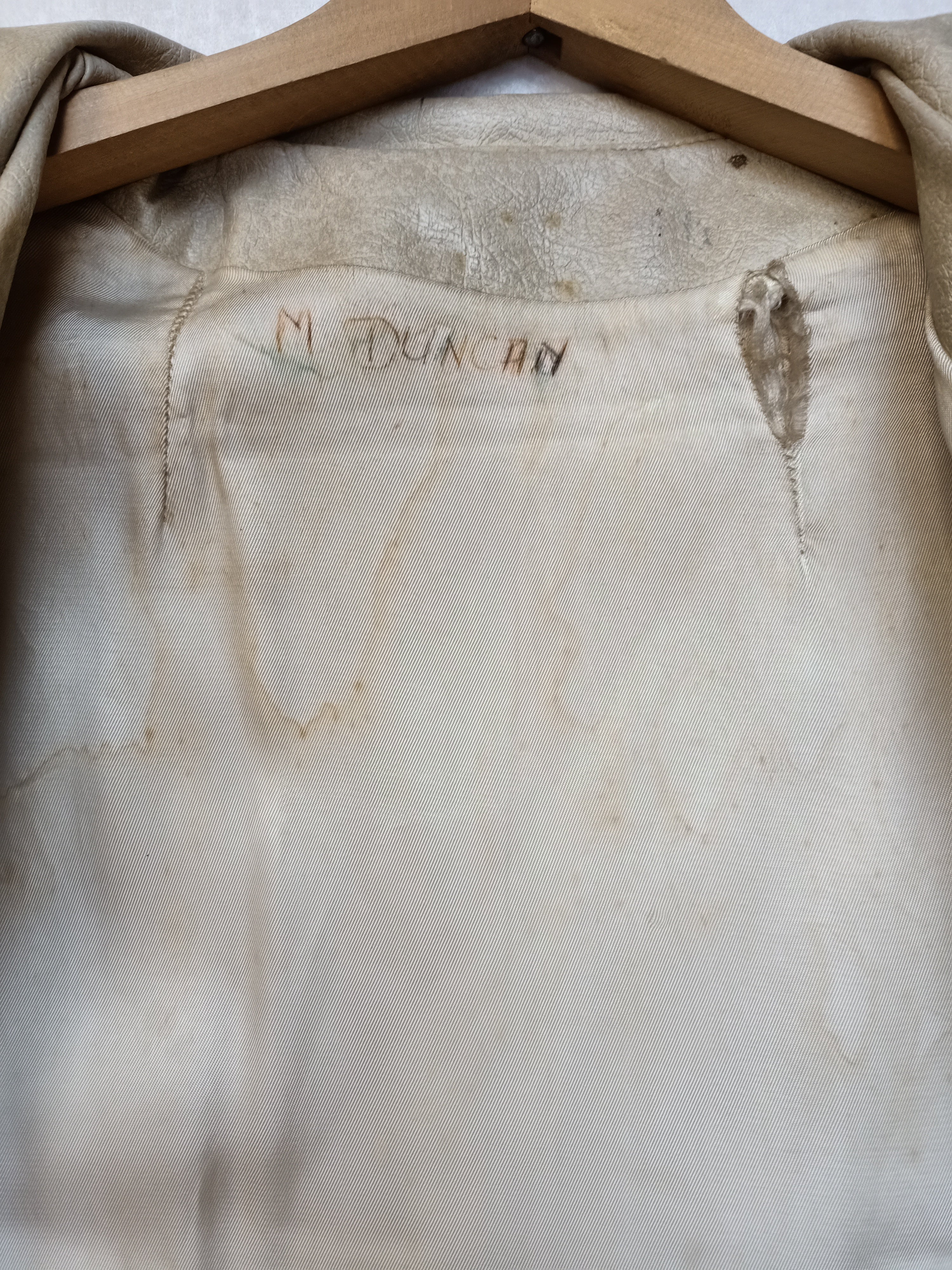 Vintage Faux Leather Coat