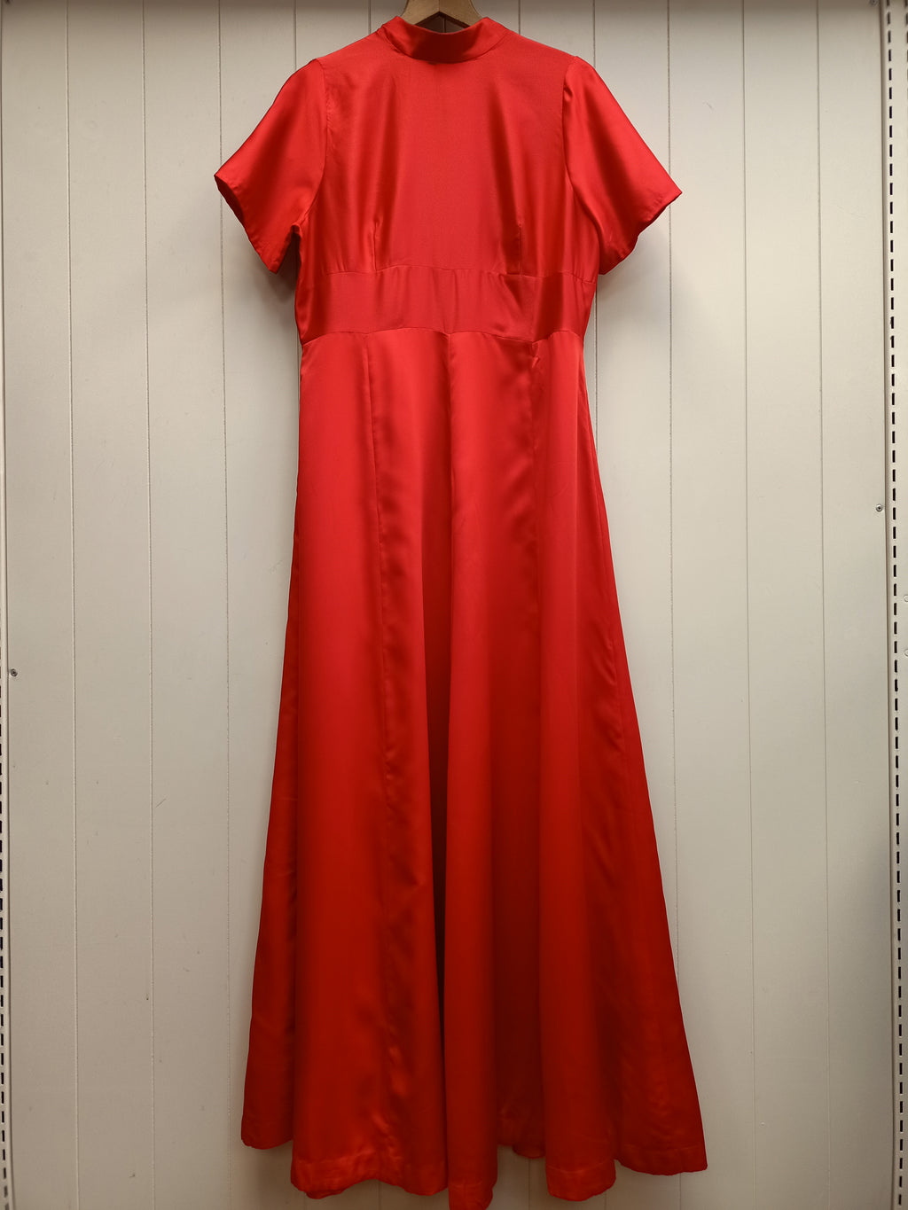Vintage Homemade Red Maxi Dress