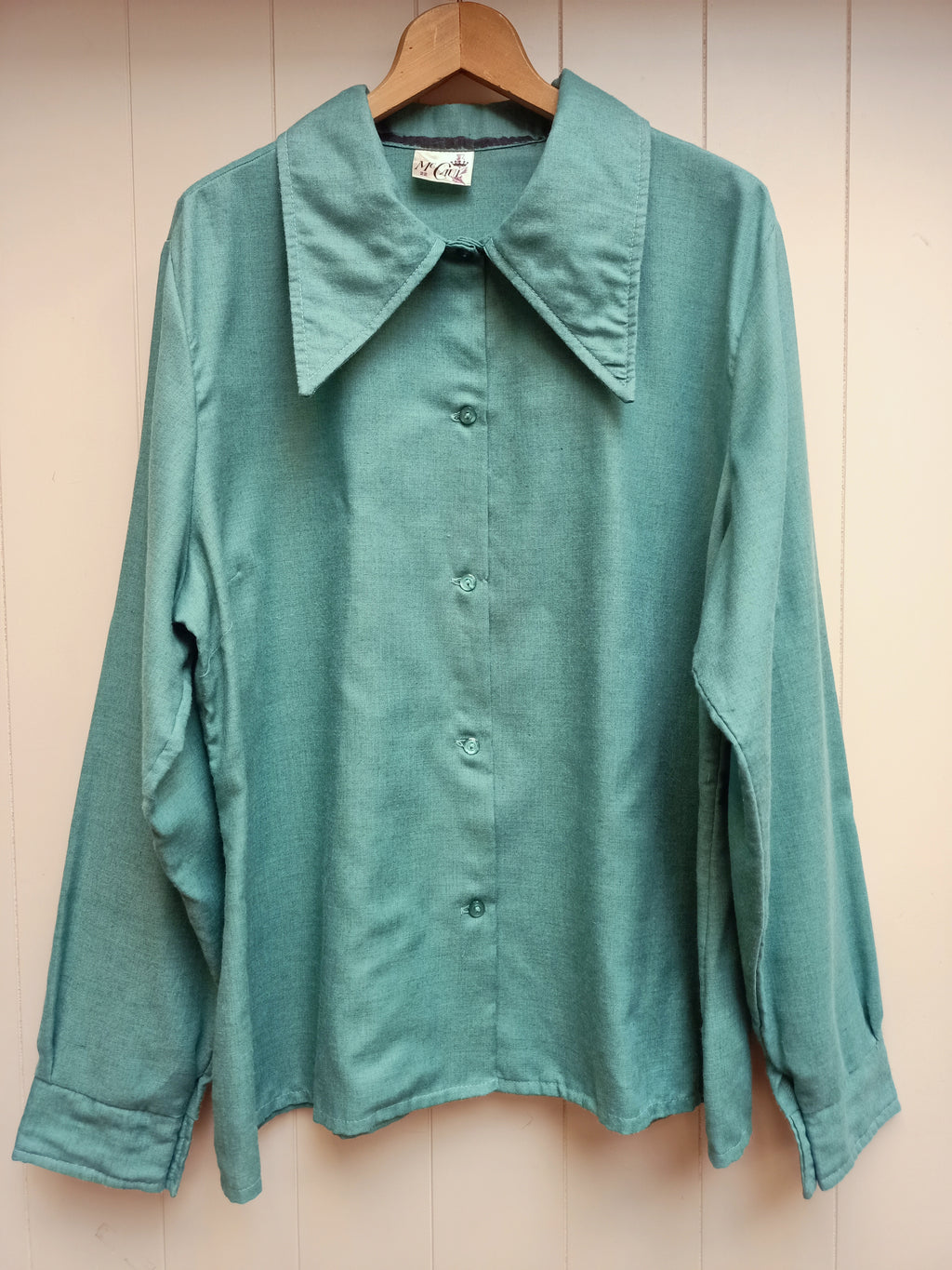 Vintage McCaul Green Chambray Shirt