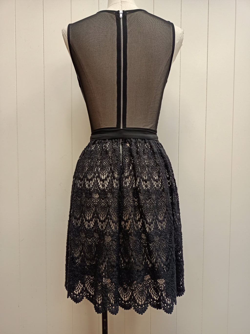 Black Heart Lace Dress