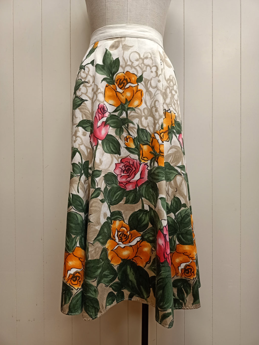 Vintage Rose Border Skirt