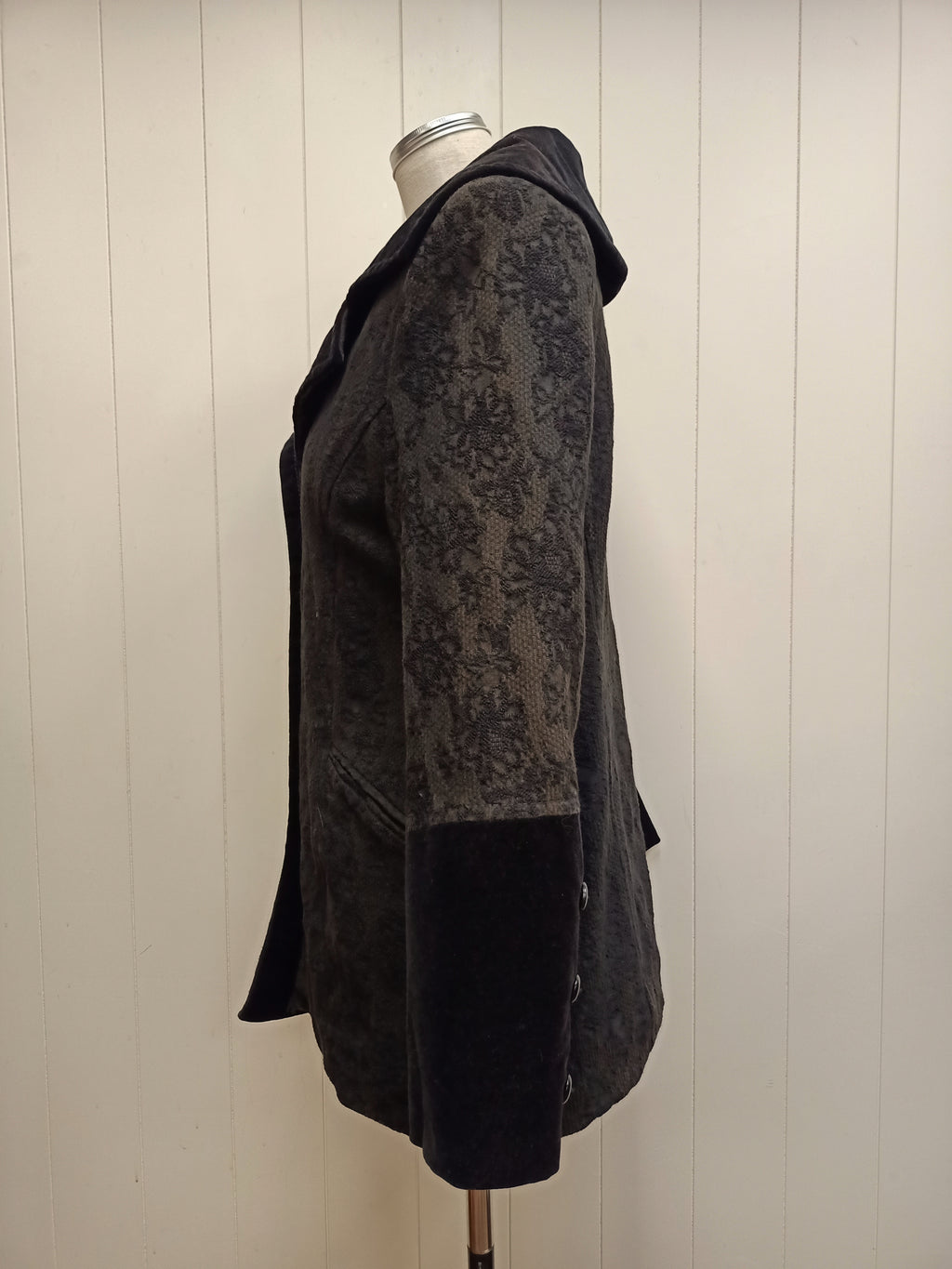 Retro Cladcat Velvet & Jacquard Jacket