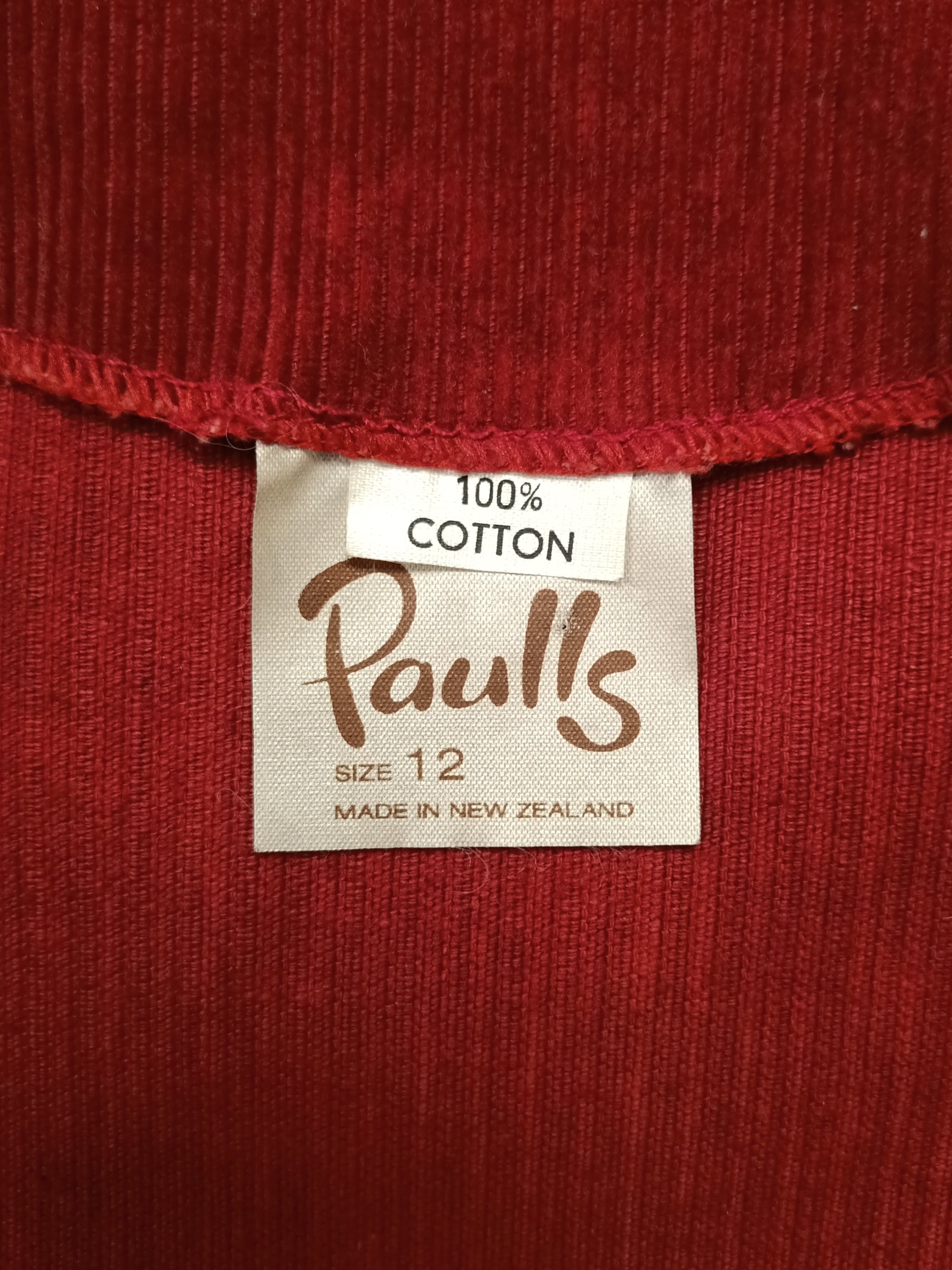 Vintage Paulls Corduroy Open Jacket