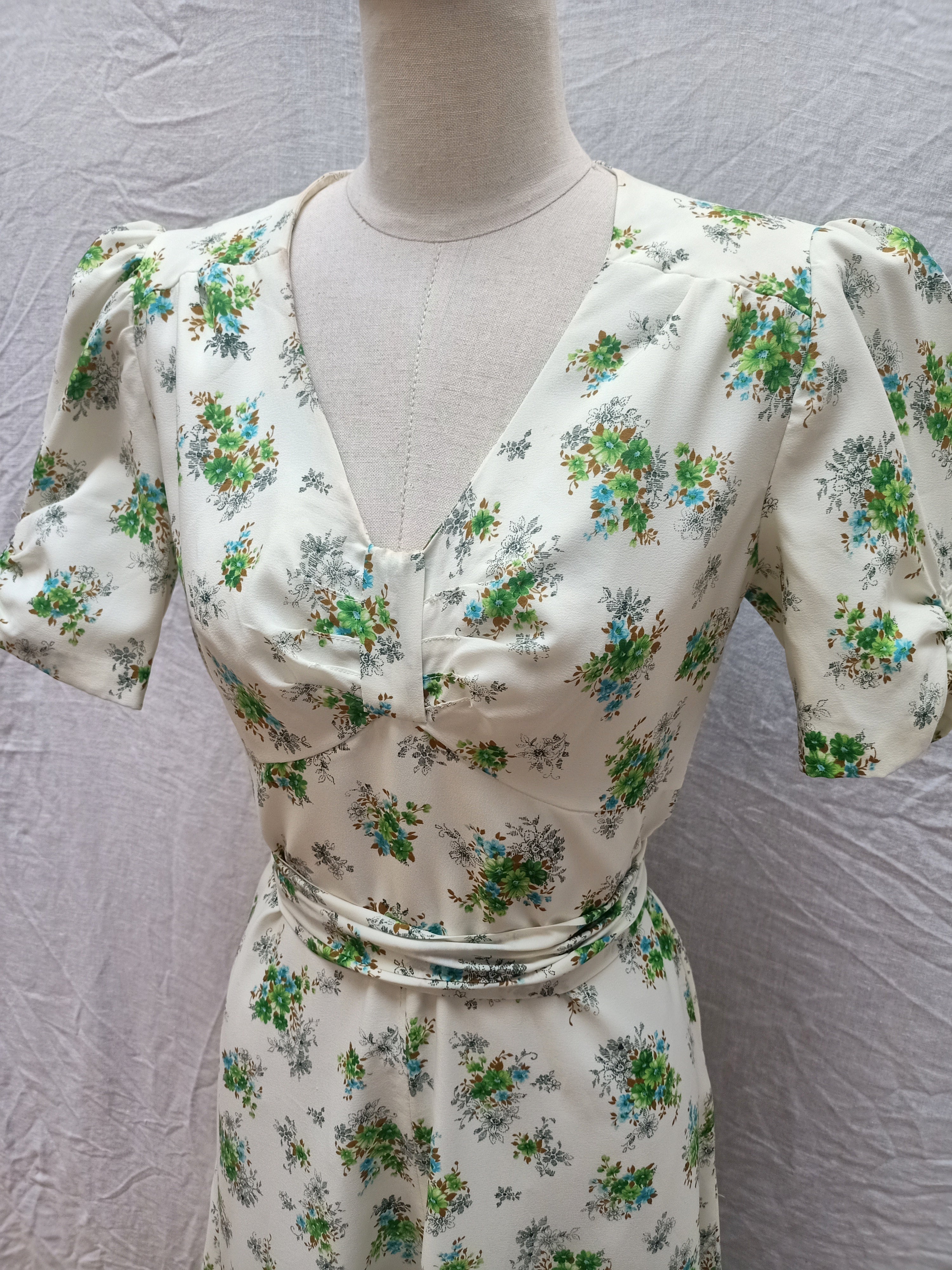 Vintage Cottagecore Maxi Dress