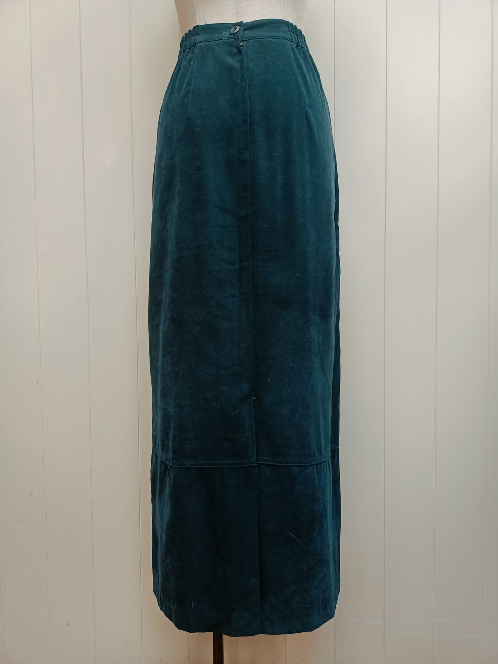 Vintage Deep Emerald Pencil Skirt