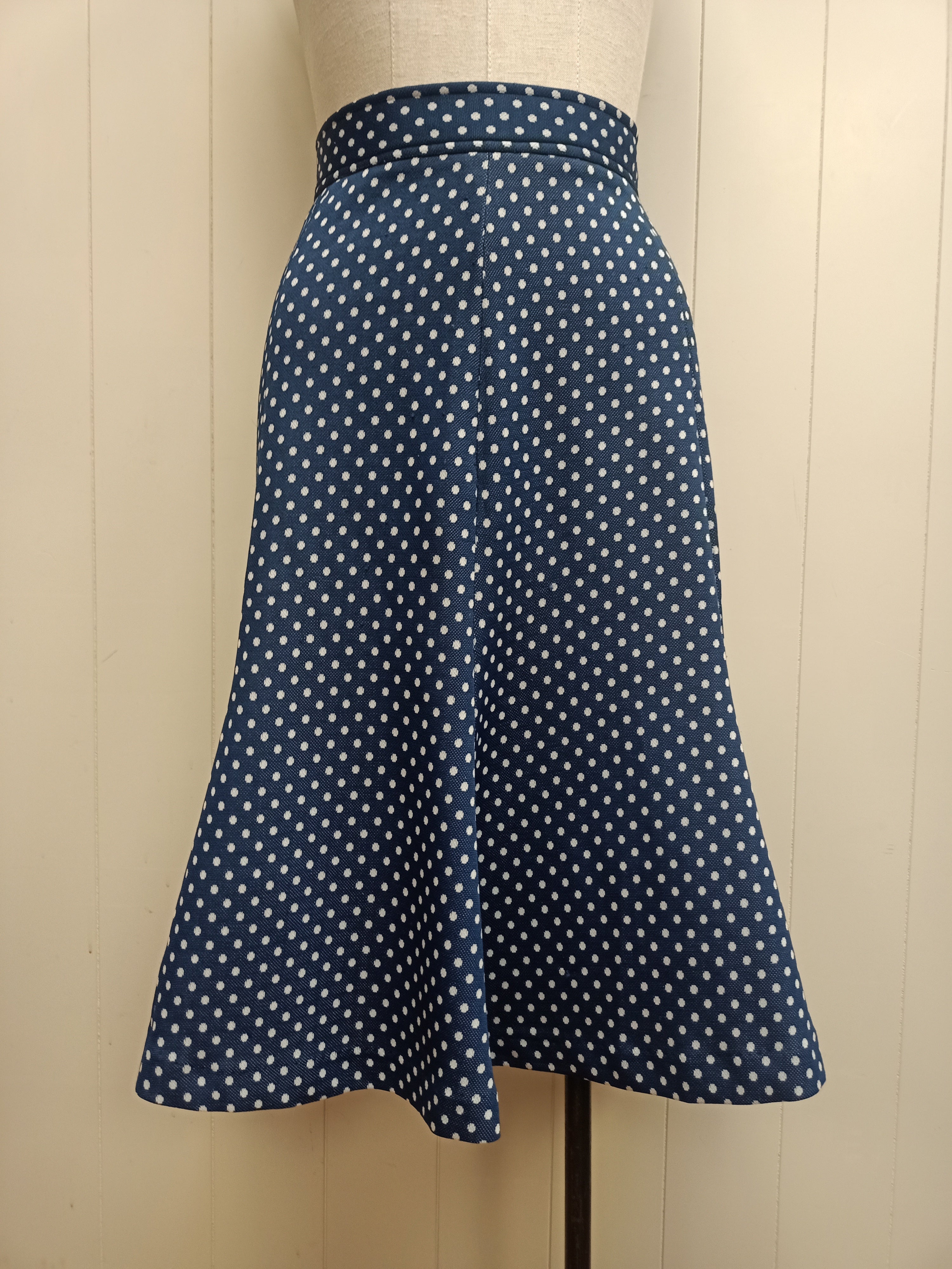 Vintage Lady Californian Polka Dot Skirt