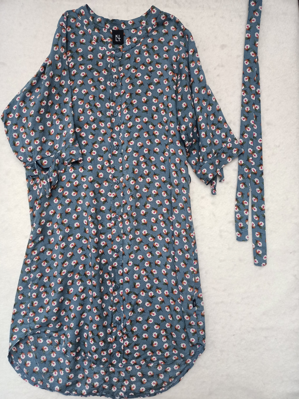 Kilt Rayon Floral Dress