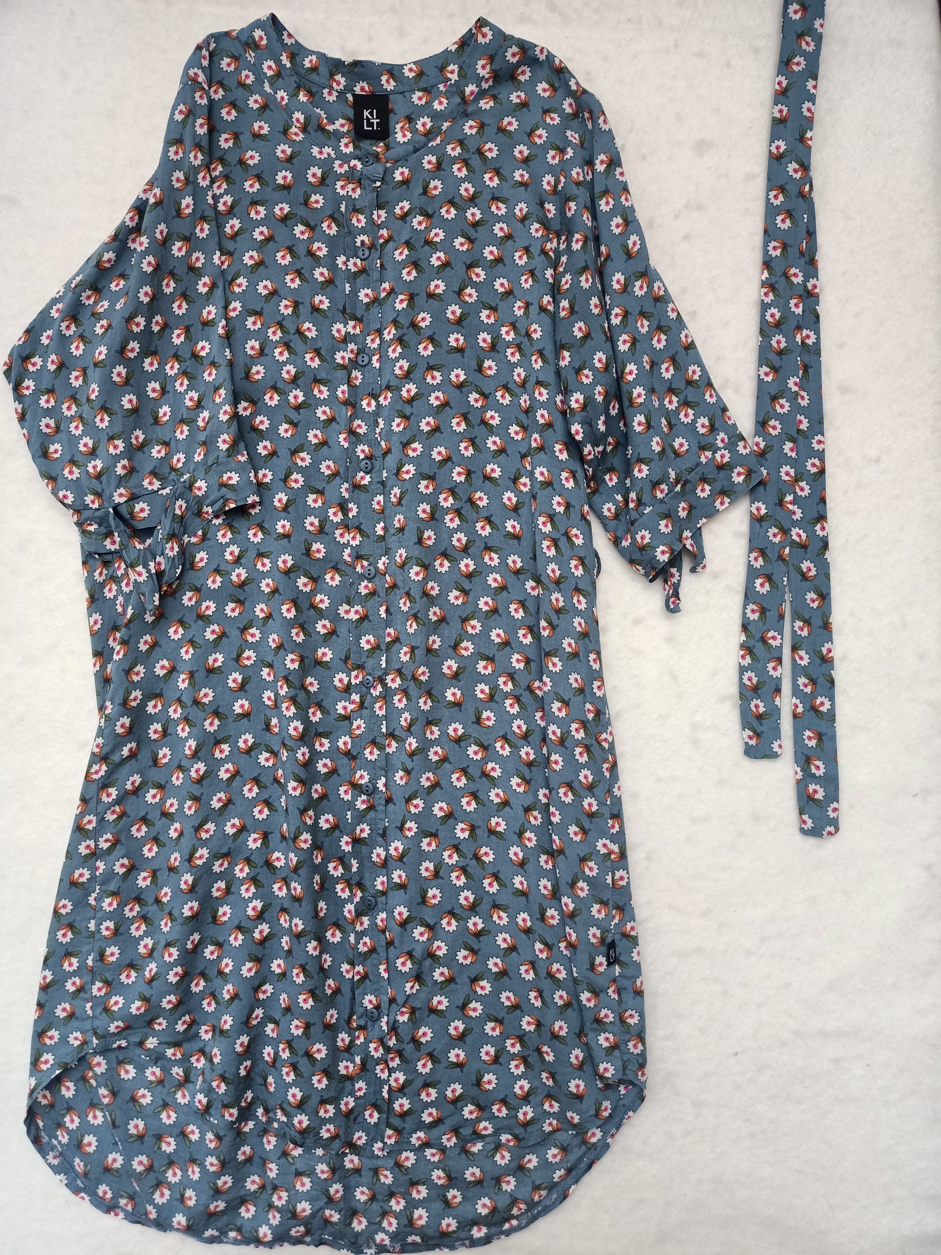 Kilt Rayon Floral Dress