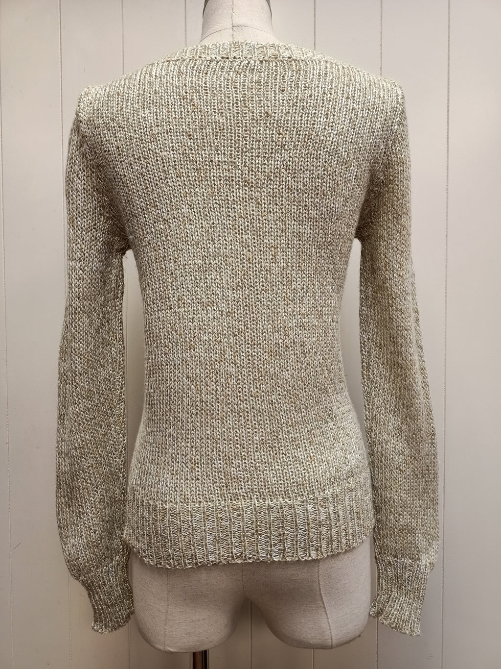 Vintage Lattice V Knit Sweater