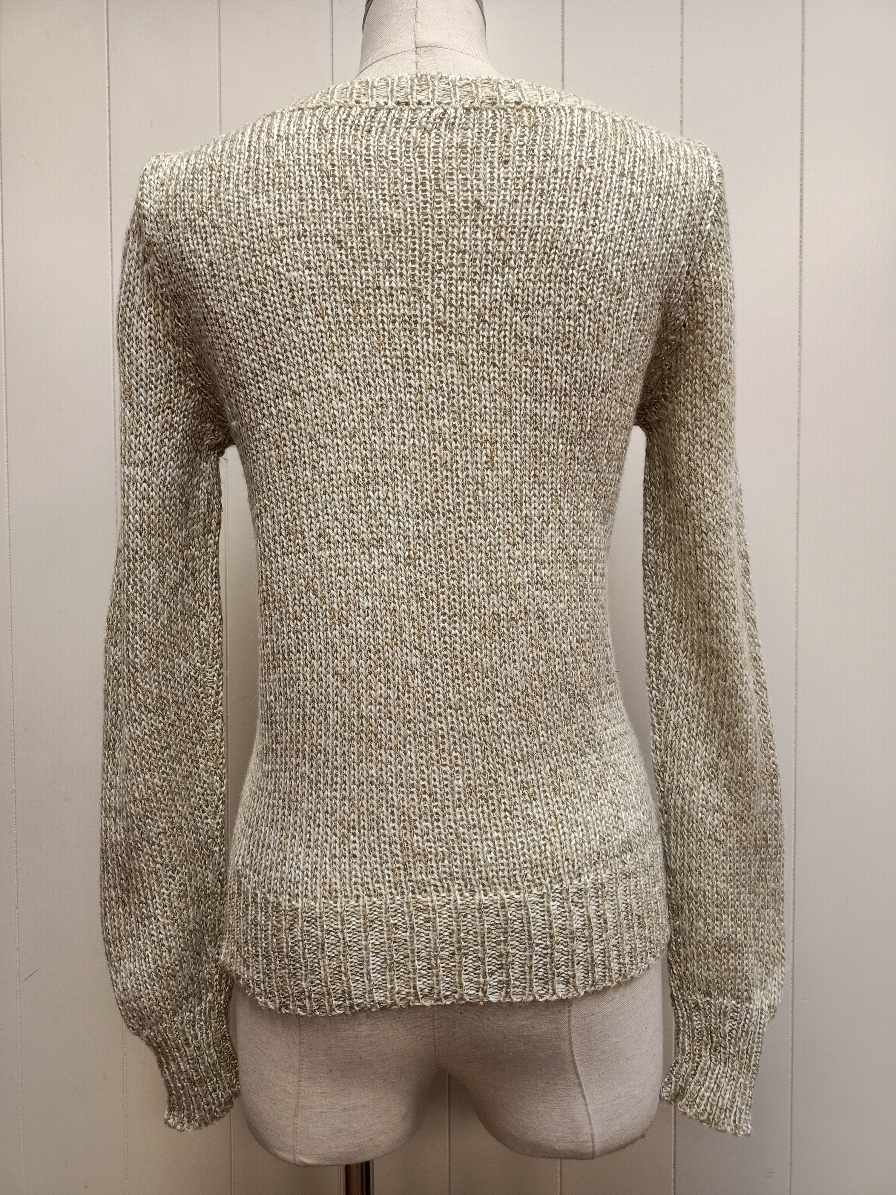 Vintage Lattice V Knit Sweater