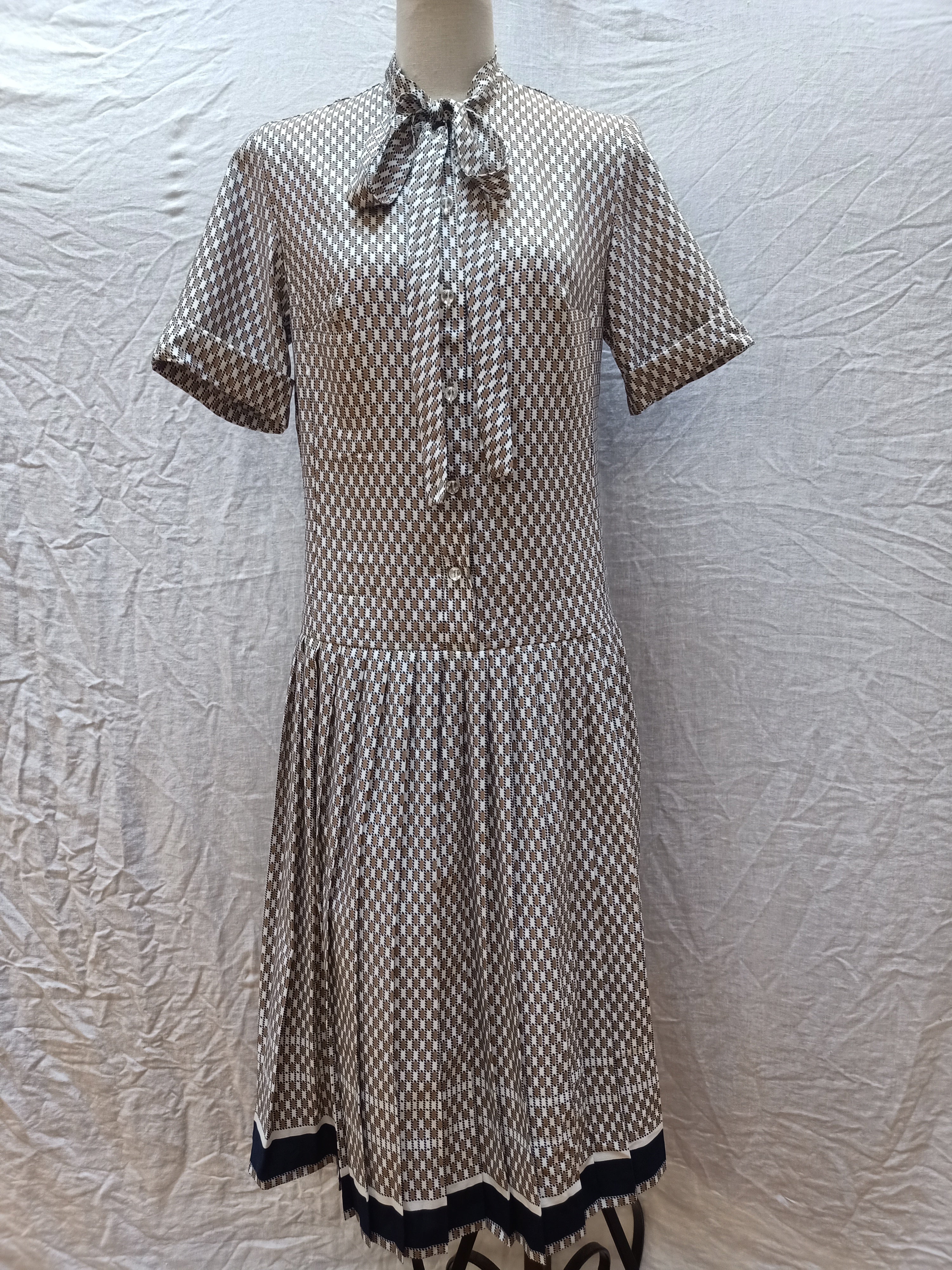 Vintage Eastex Pleated Dress