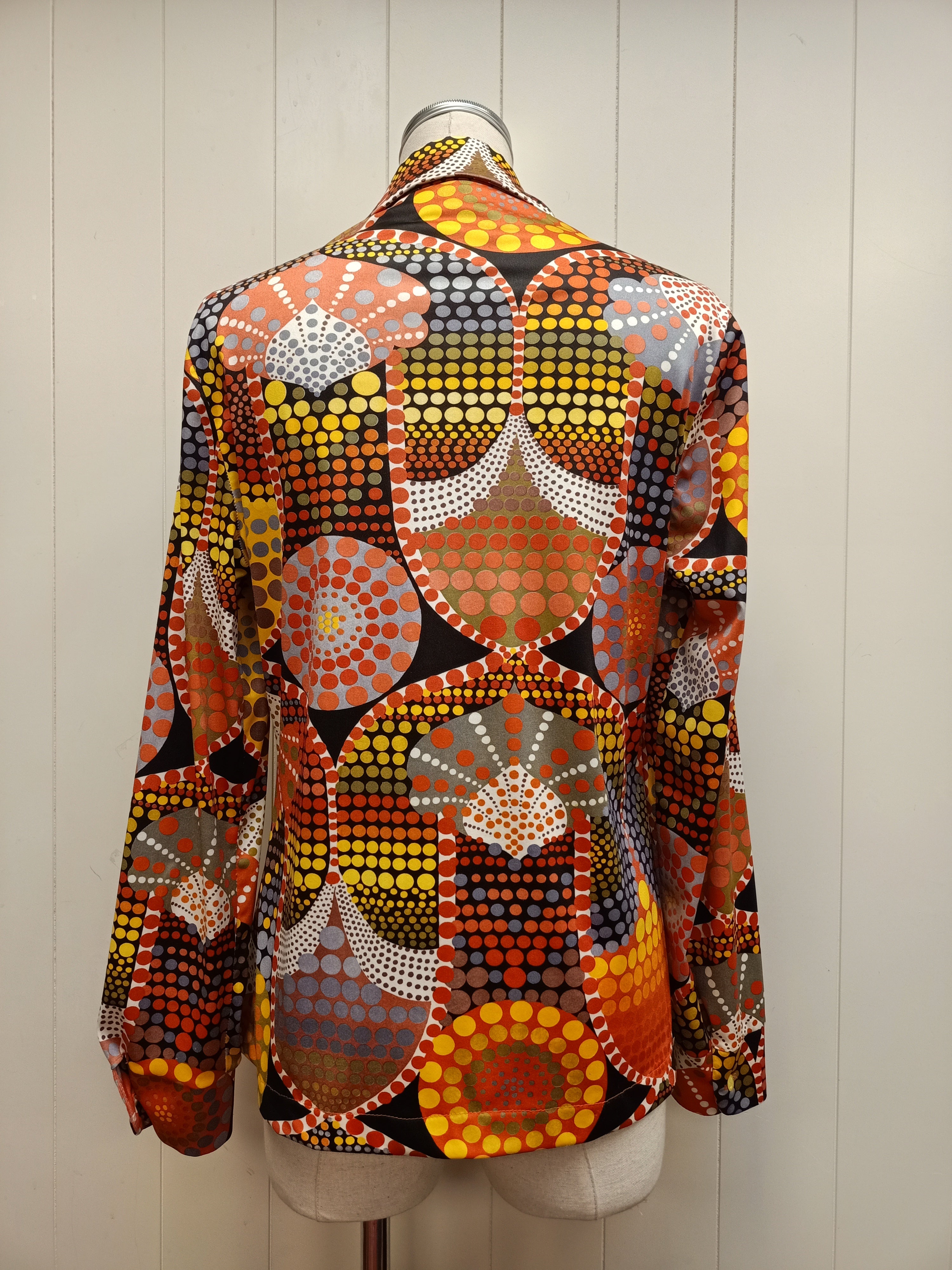 Vintage Puritan Sports Polka Dot Shirt