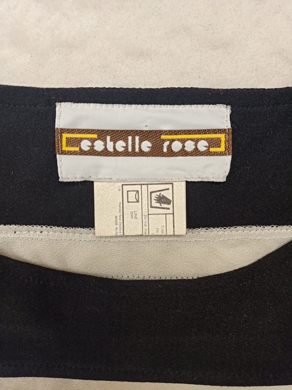 Vintage Estelle Rose Colour Block Dress
