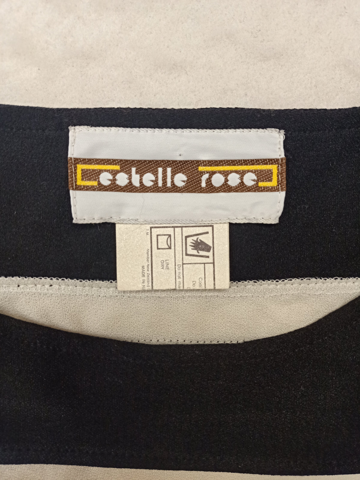 Vintage Estelle Rose Colour Block Dress