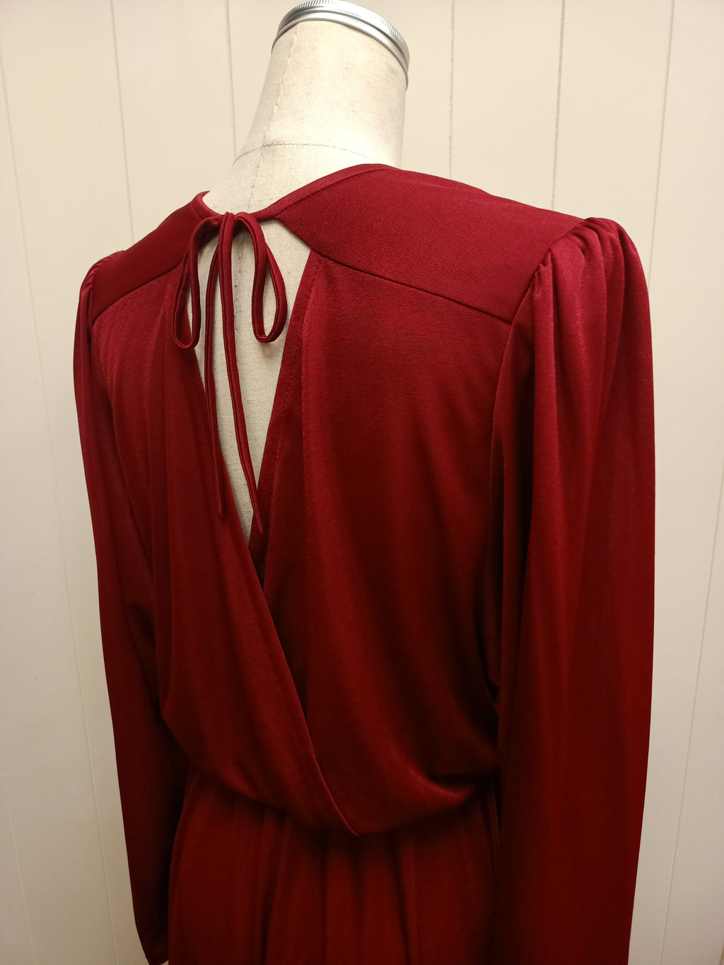 Vintage Surplice Back Dress