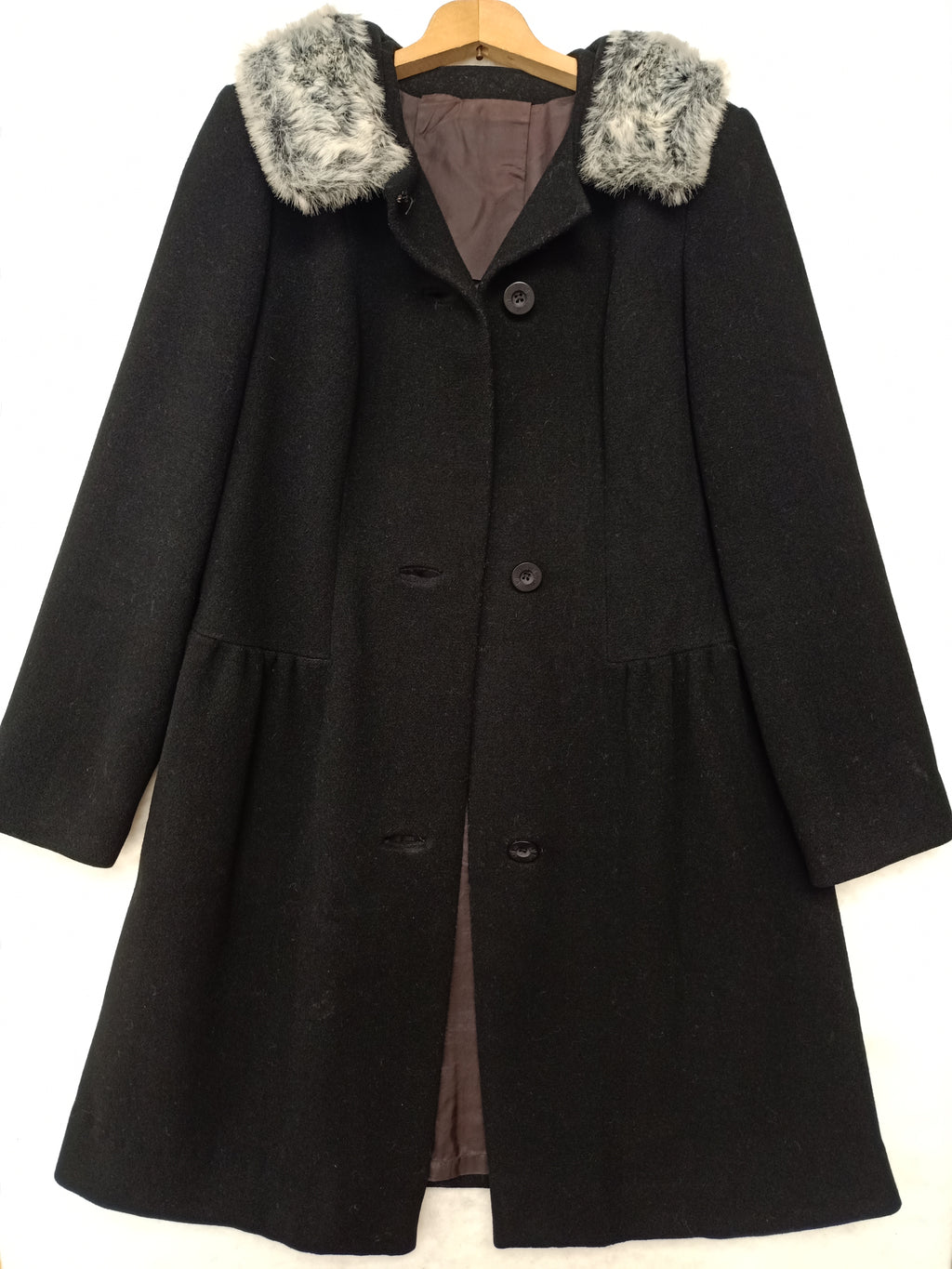 Vintage Allen Barry Black Coat