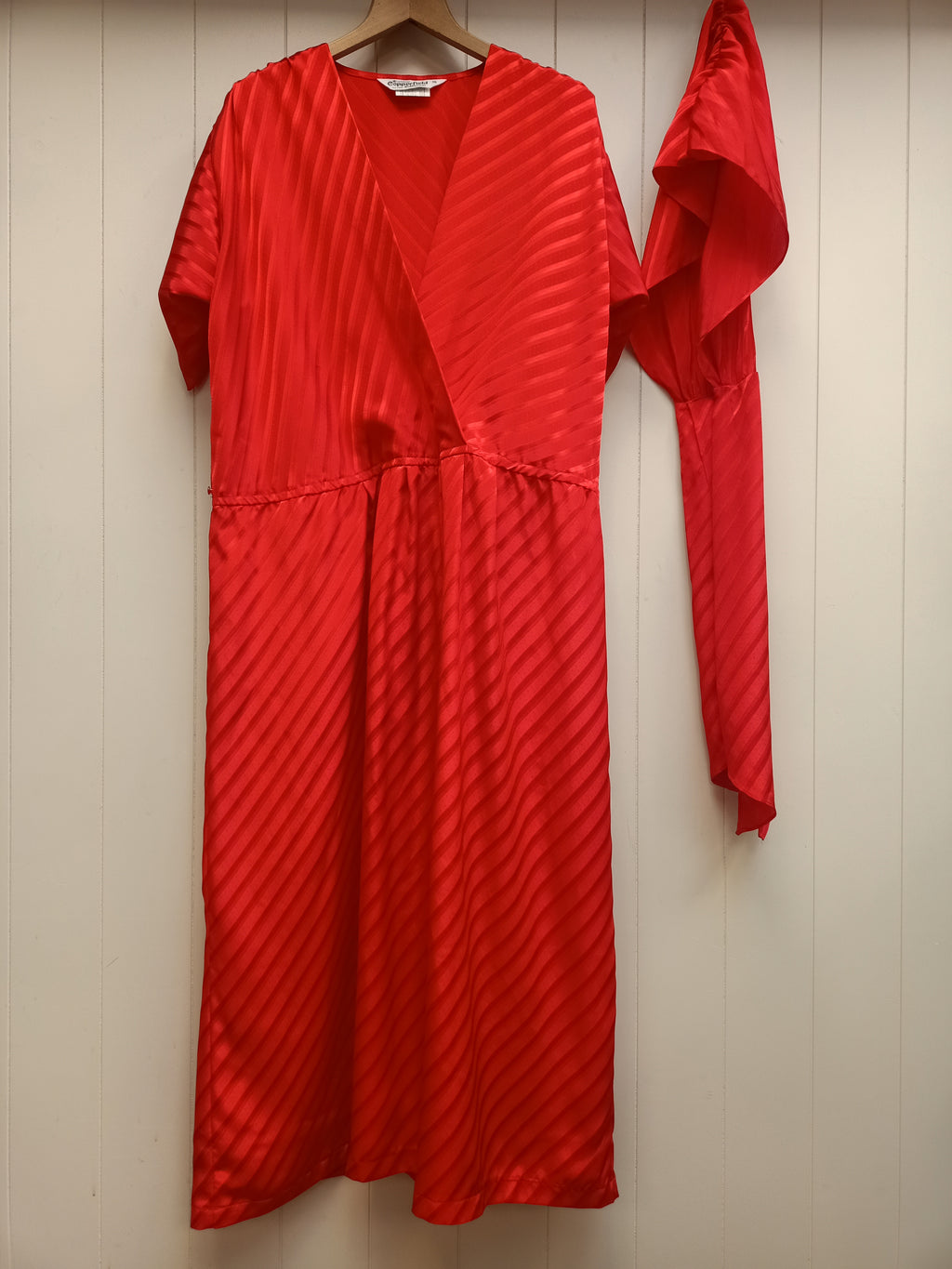 Vintage Lichfield Copperfield Satin Stripe Dress
