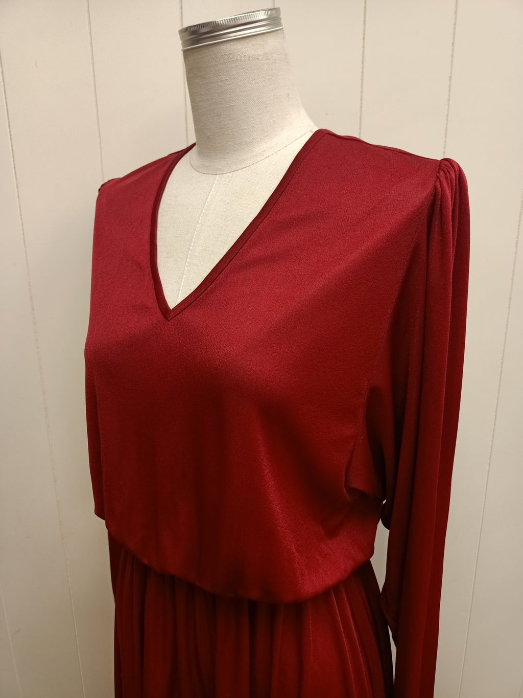 Vintage Surplice Back Dress