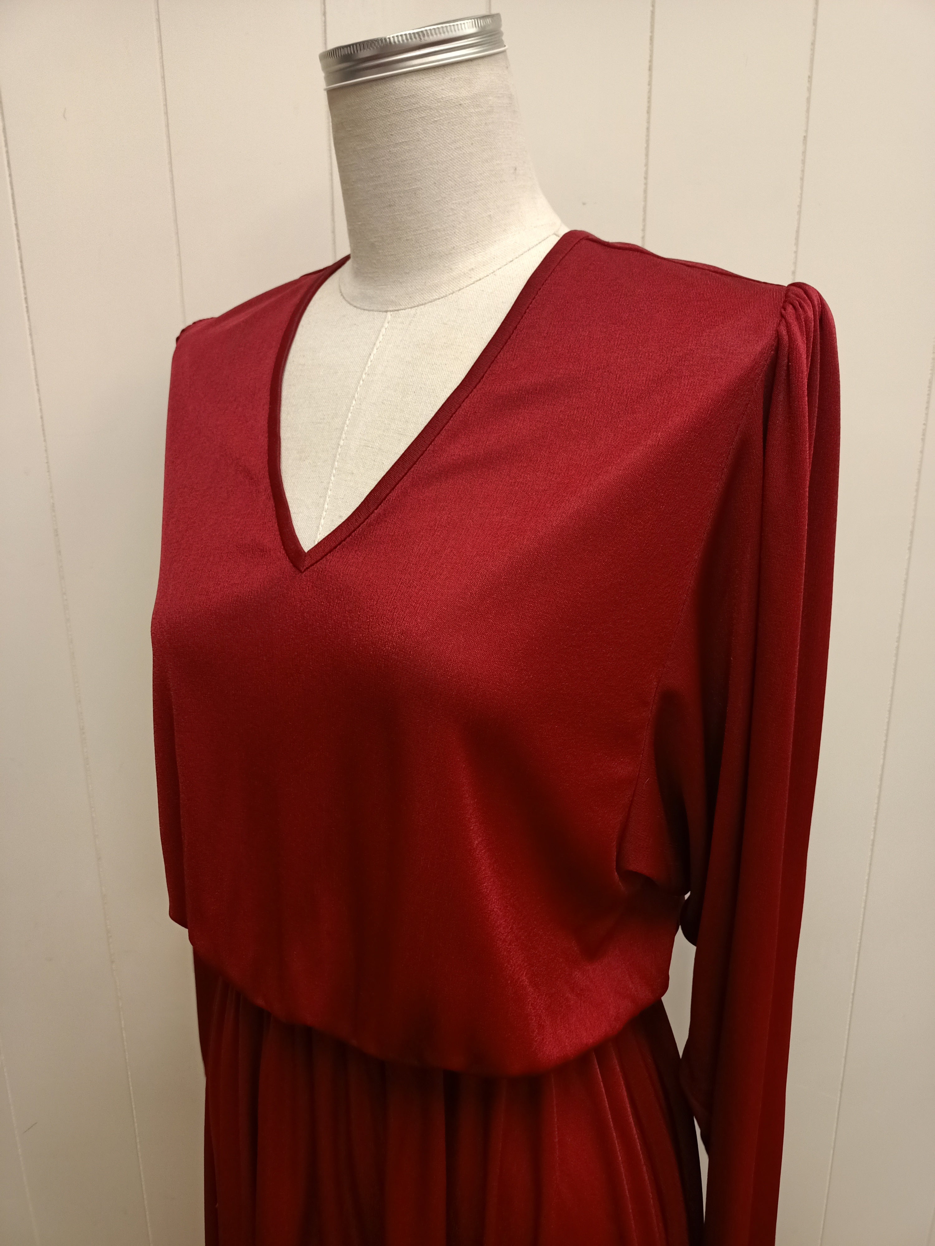 Vintage Surplice Back Dress