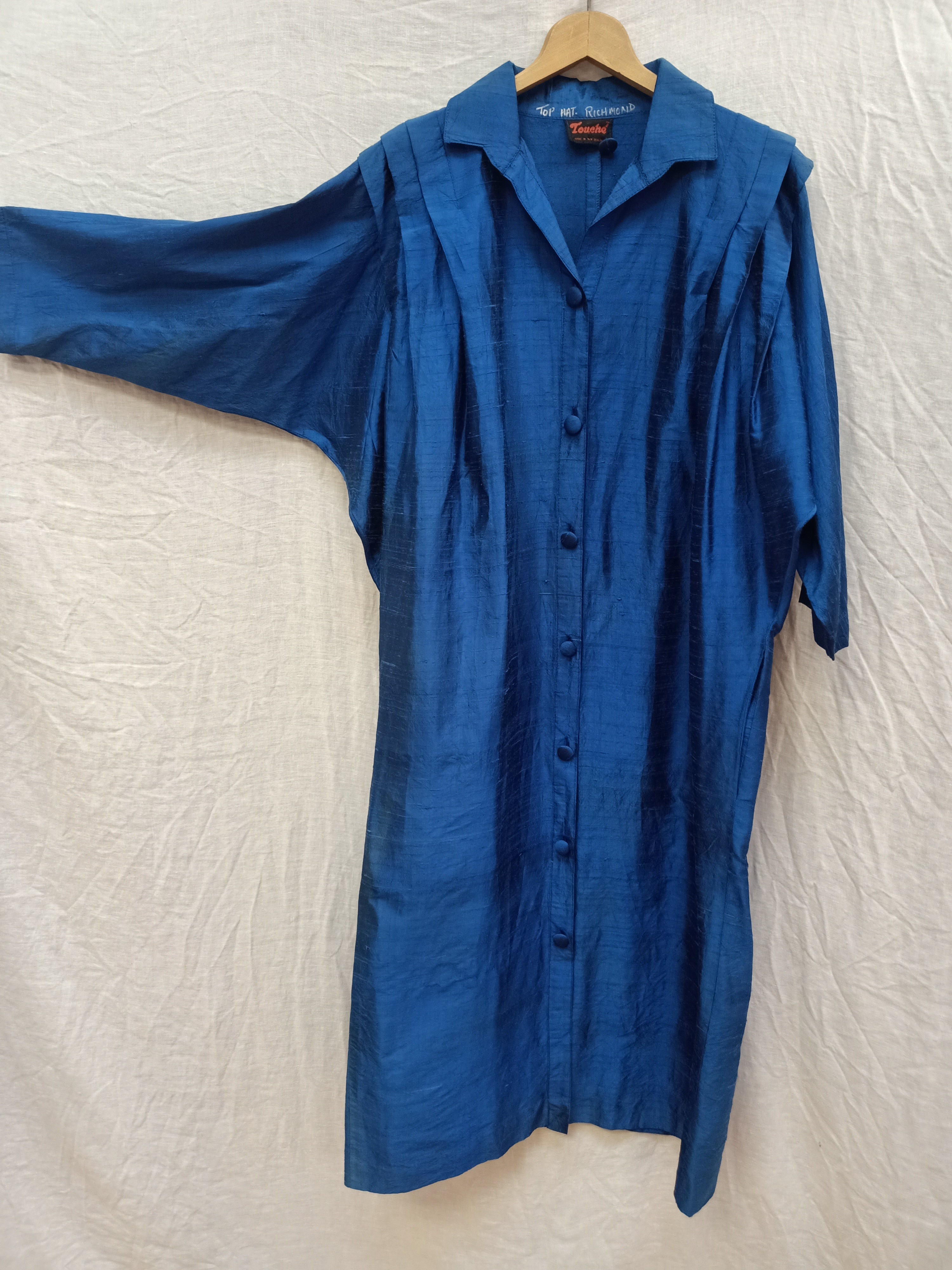 Vintage Slub Satin Dress