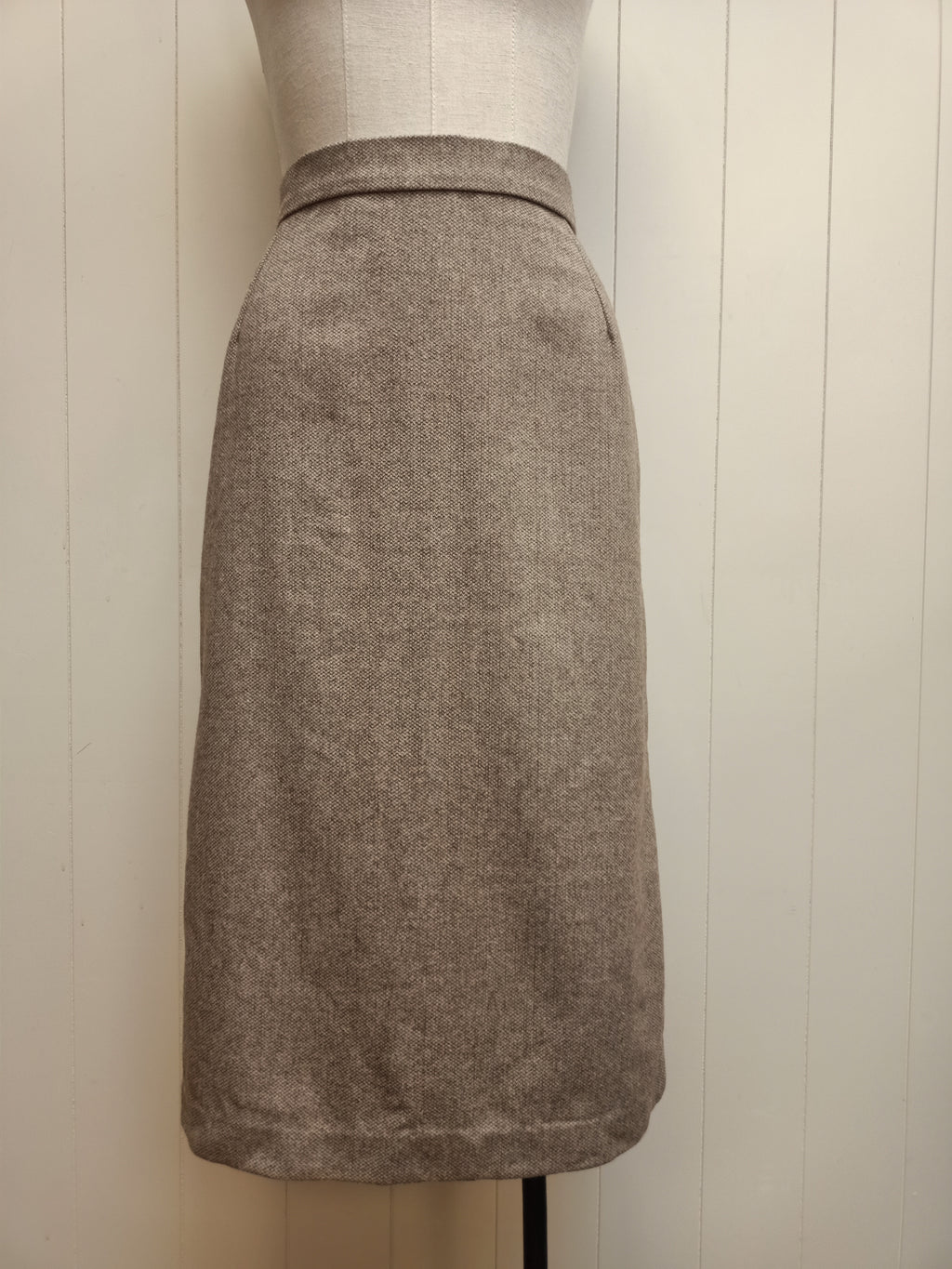 Vintage Wool Pencil Skirt