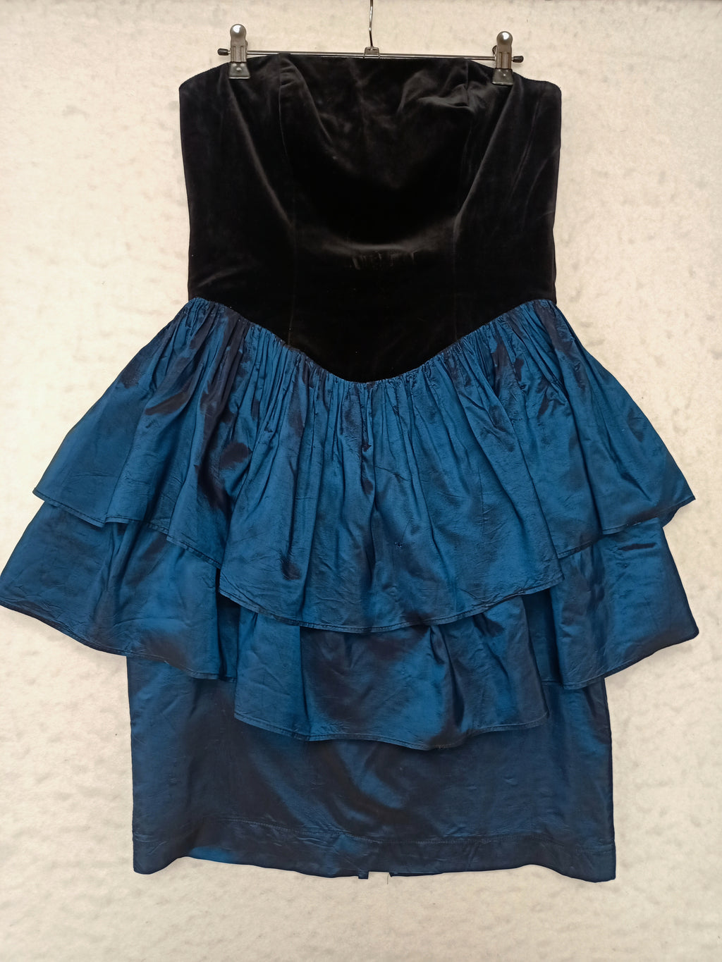 Vintage Richards Velvet & Taffeta Dress