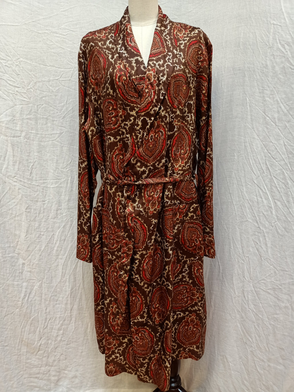 Vintage Klipper Paisley Robe
