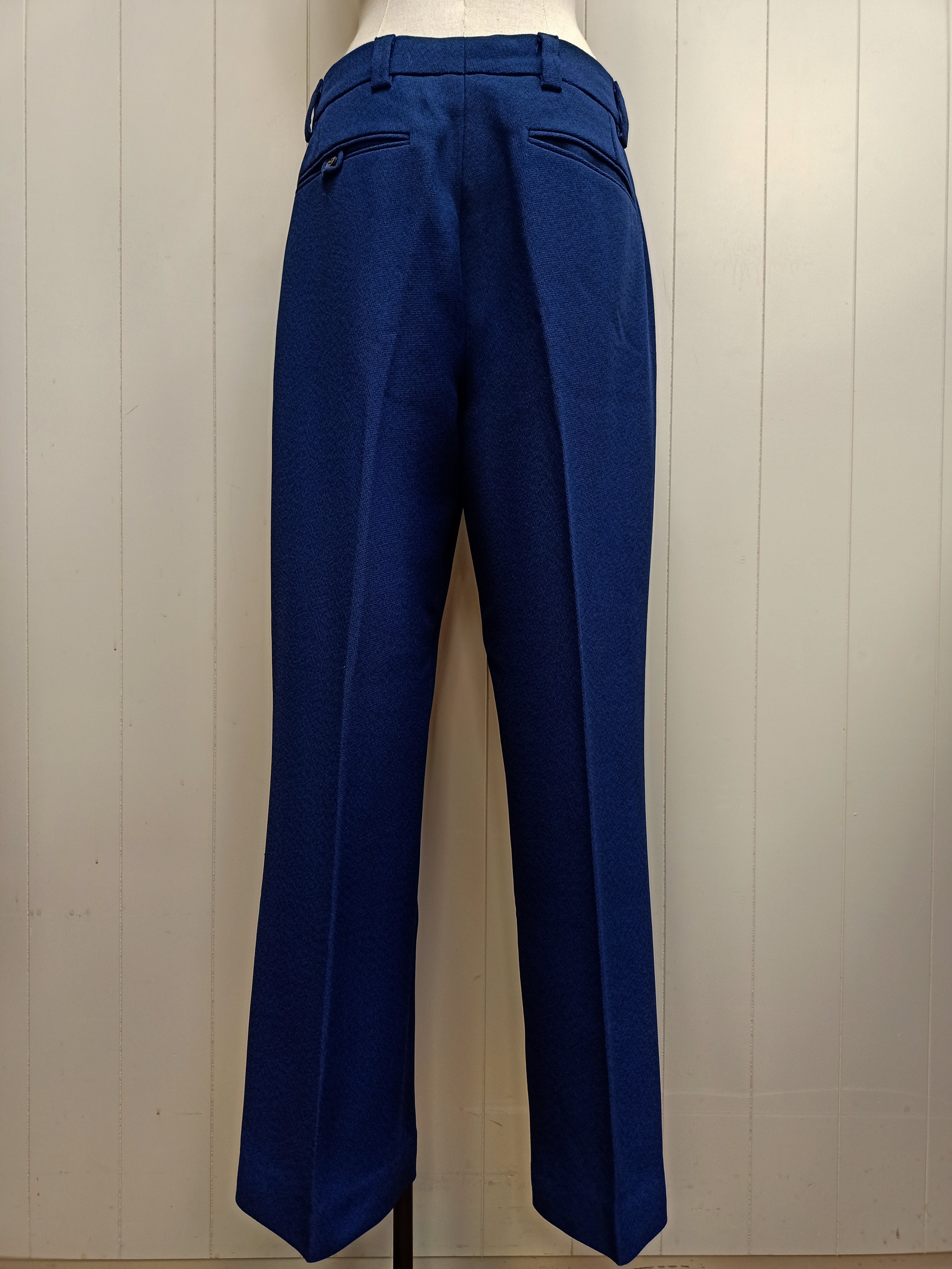 Vintage Mens Broadway Dark Blue Pants