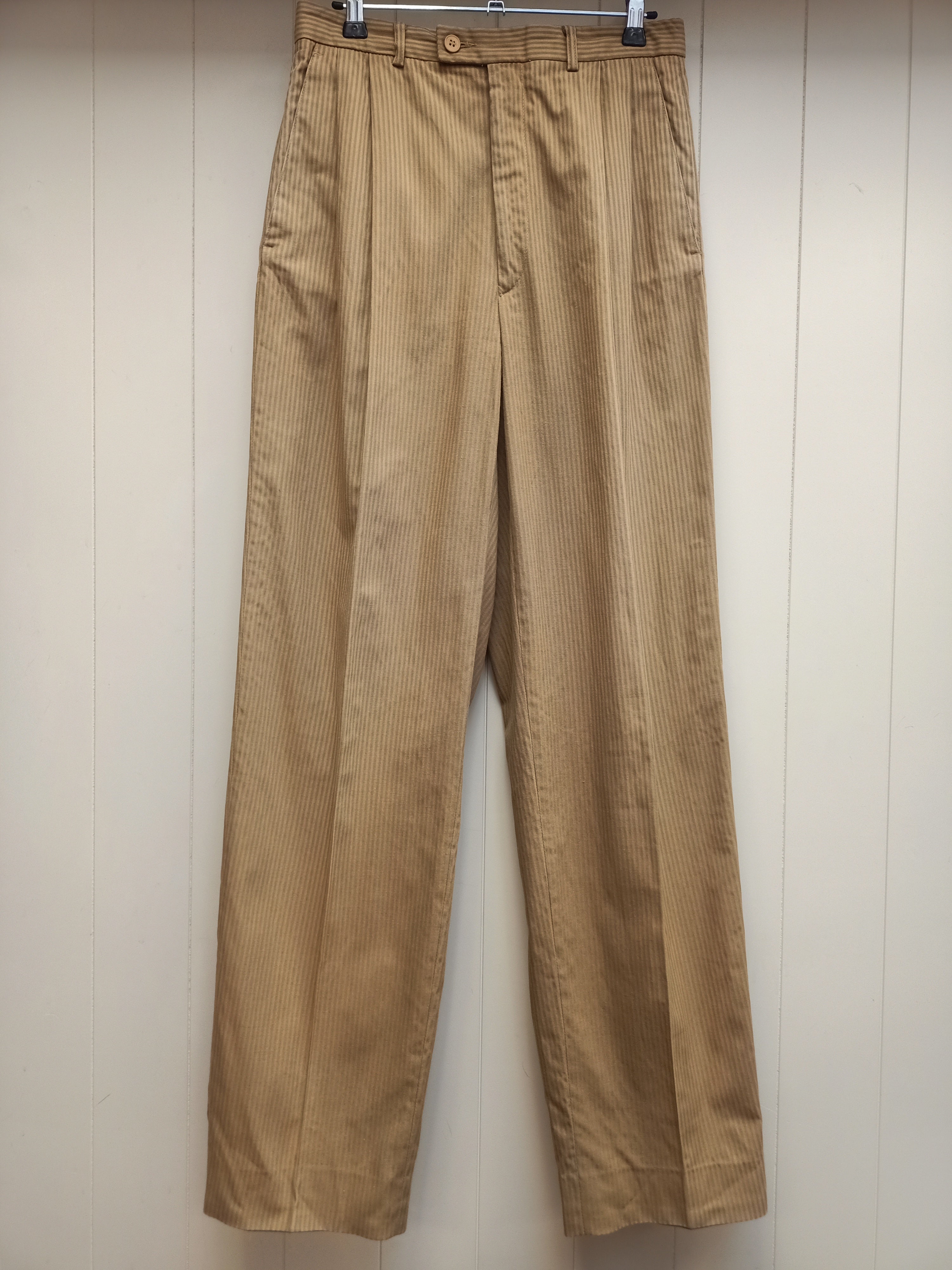 Vintage Tie Break Striped Pants