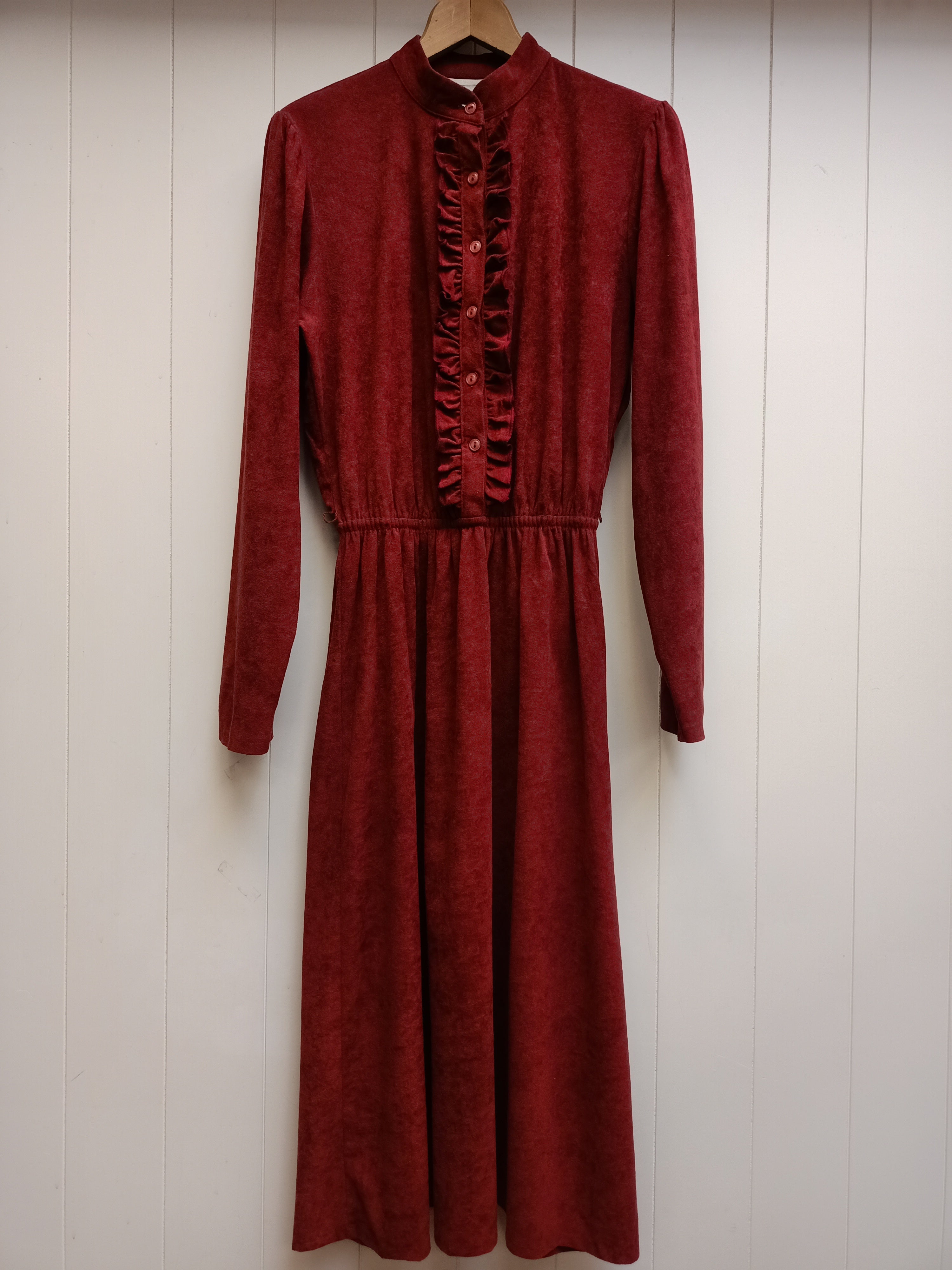 Vintage Pascalle Maroon Dress