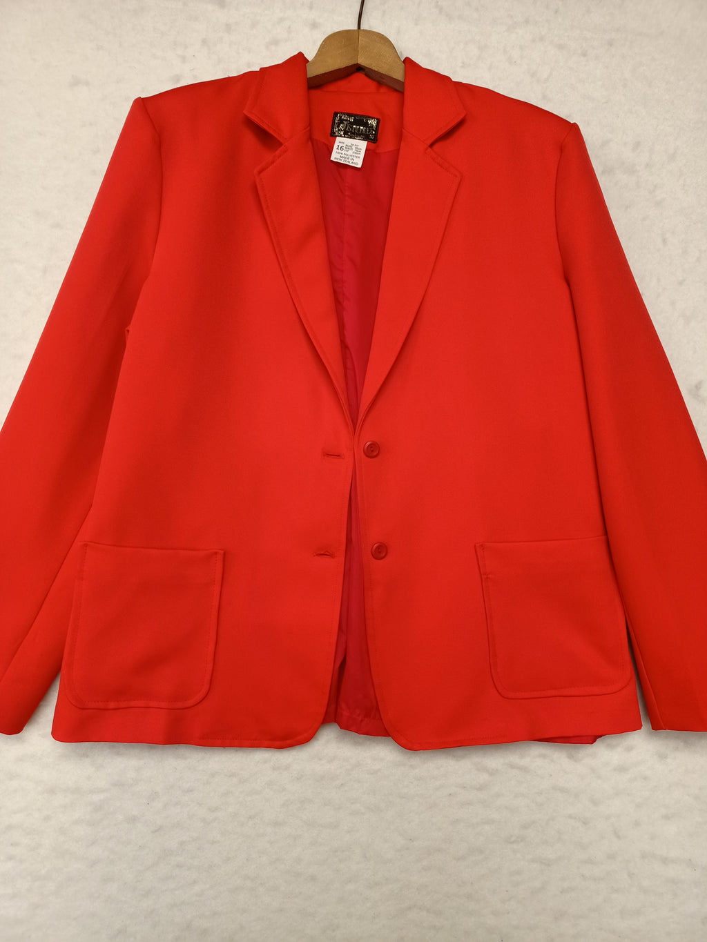 Vintage Miss Jennie Red Blazer