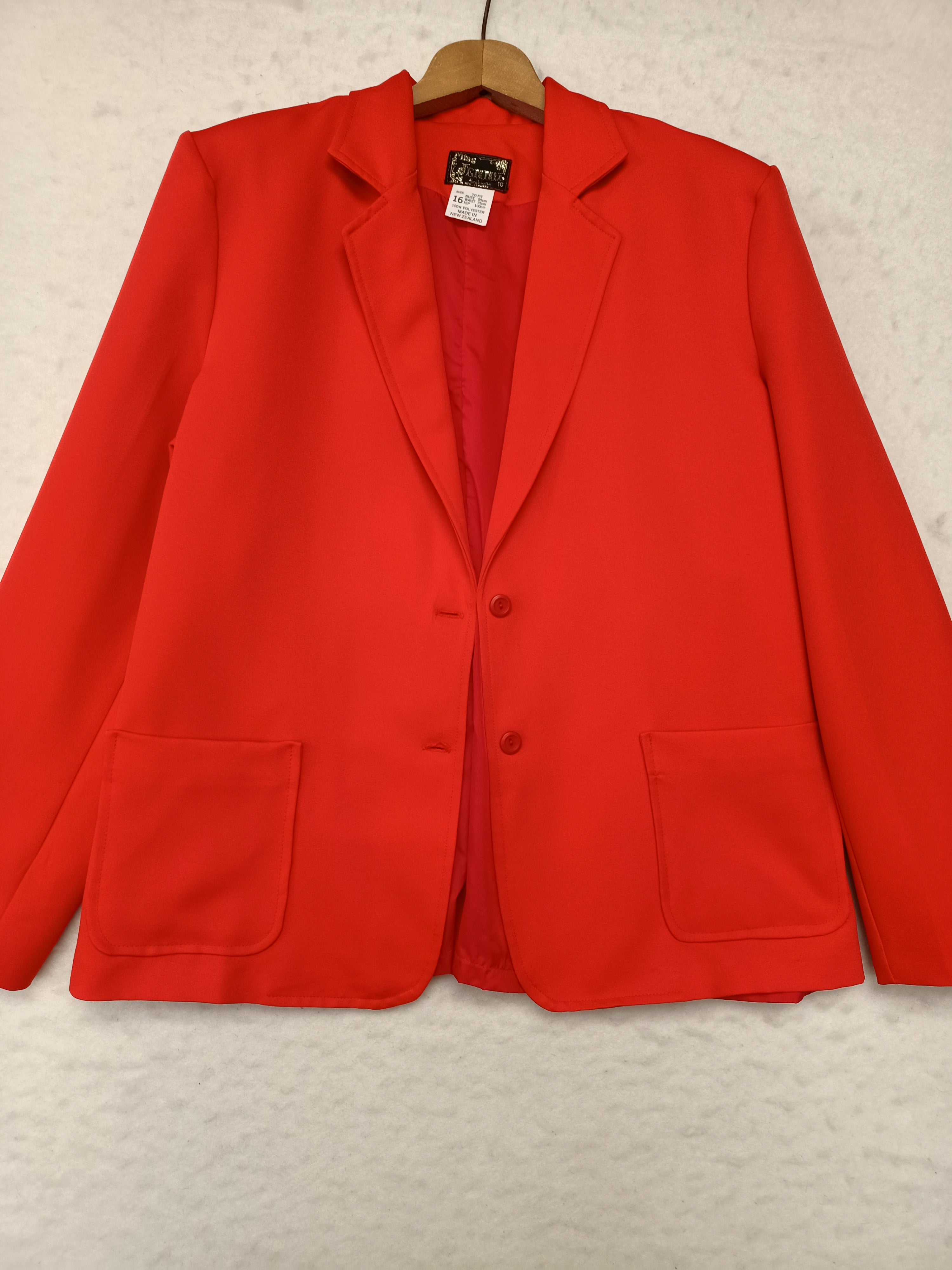 Vintage Miss Jennie Red Blazer
