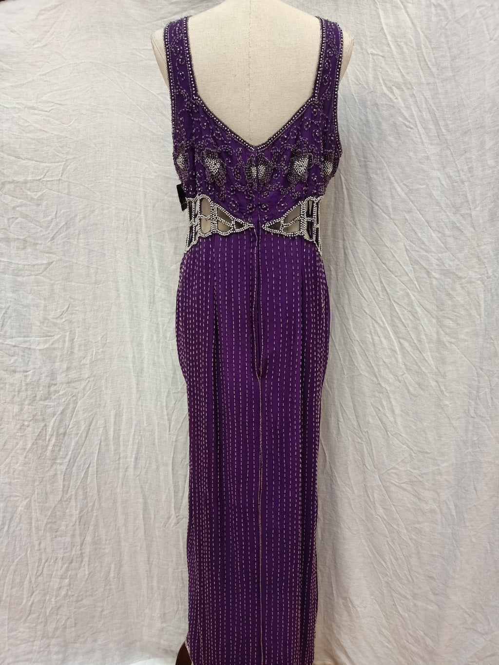 Landmark Silk Bedazzled Dress