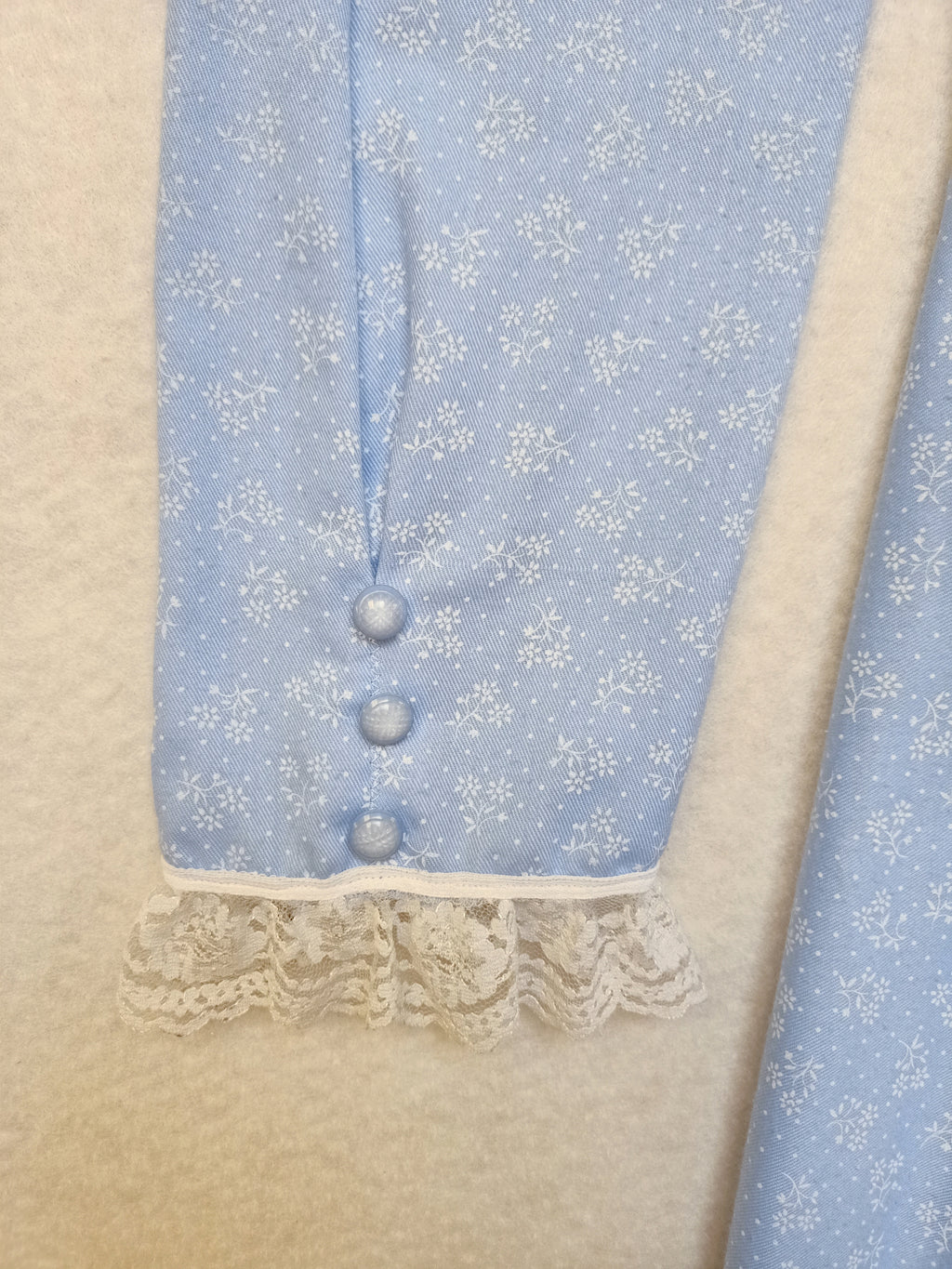 Vintage Pale Blue Prairie Dress