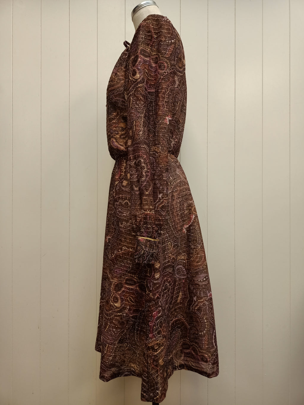 Vintage Dolores Paisley Dress