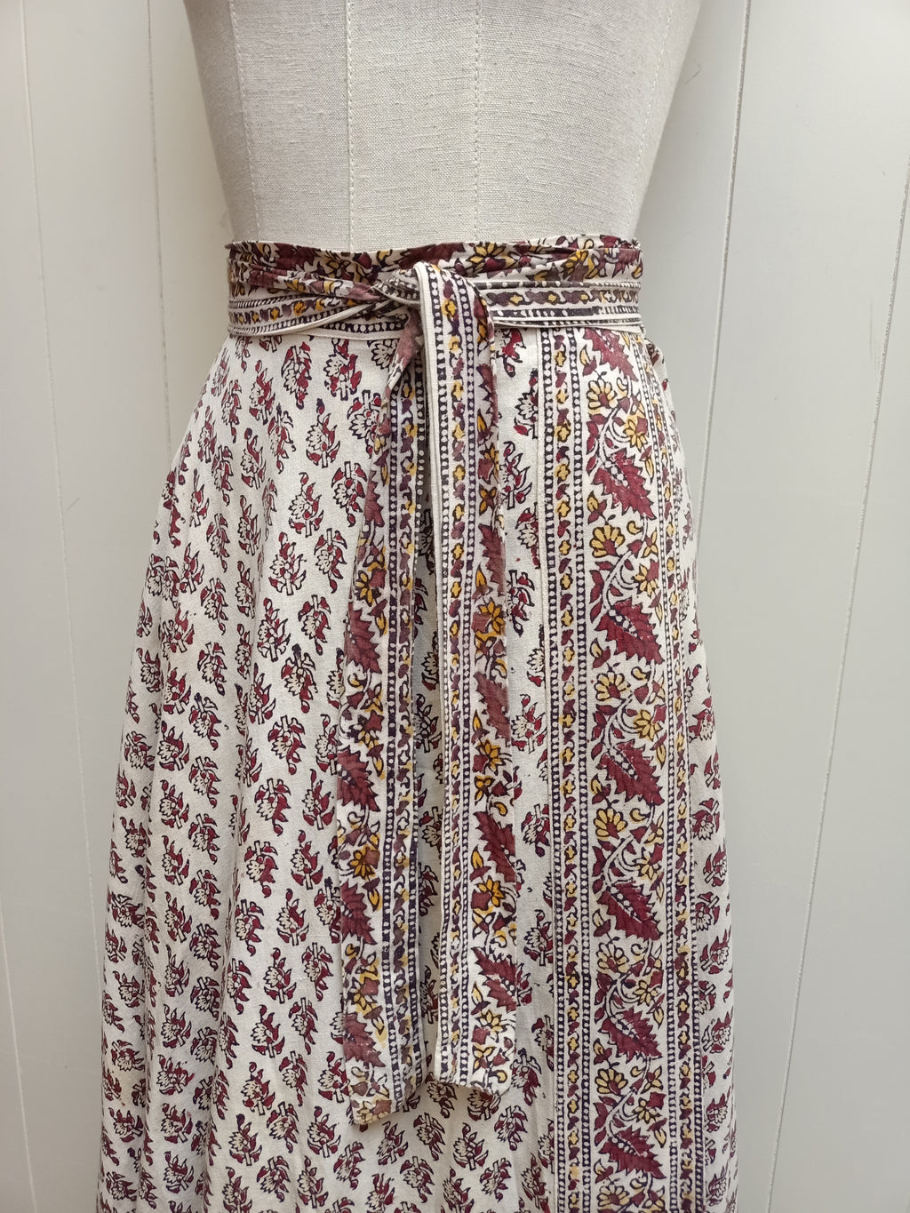 Vintage Wrap Around Skirt