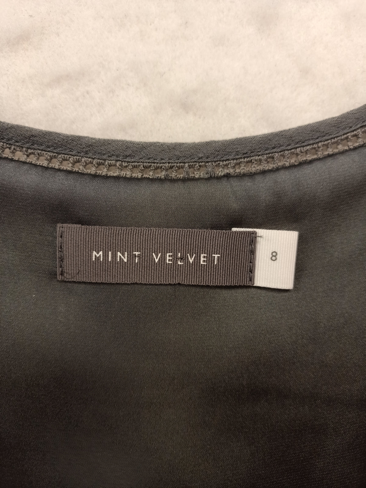 Mint Velvet Assymetric Crepe Dress
