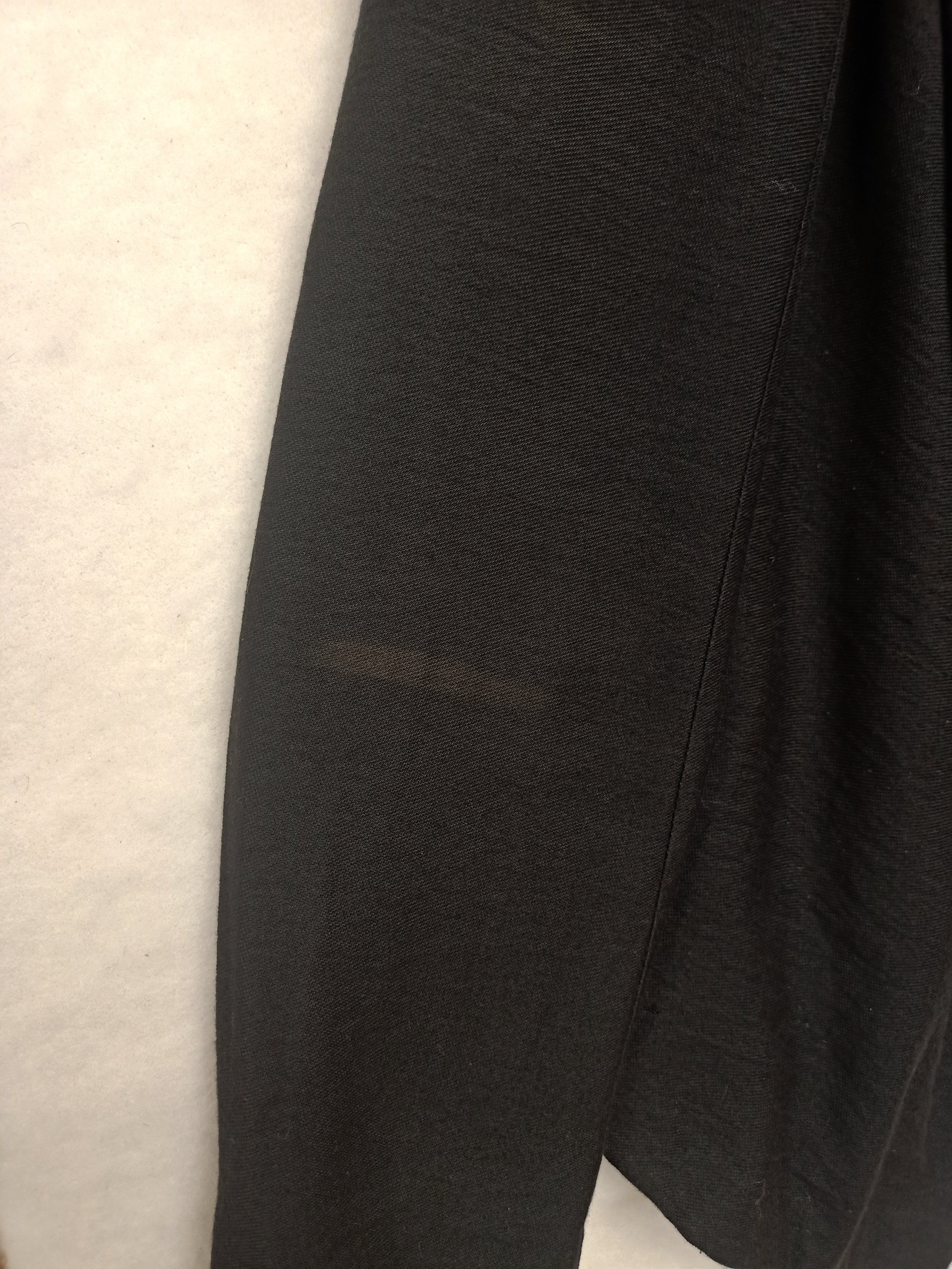 Annah Stretton Black Asymmetrical Blazer